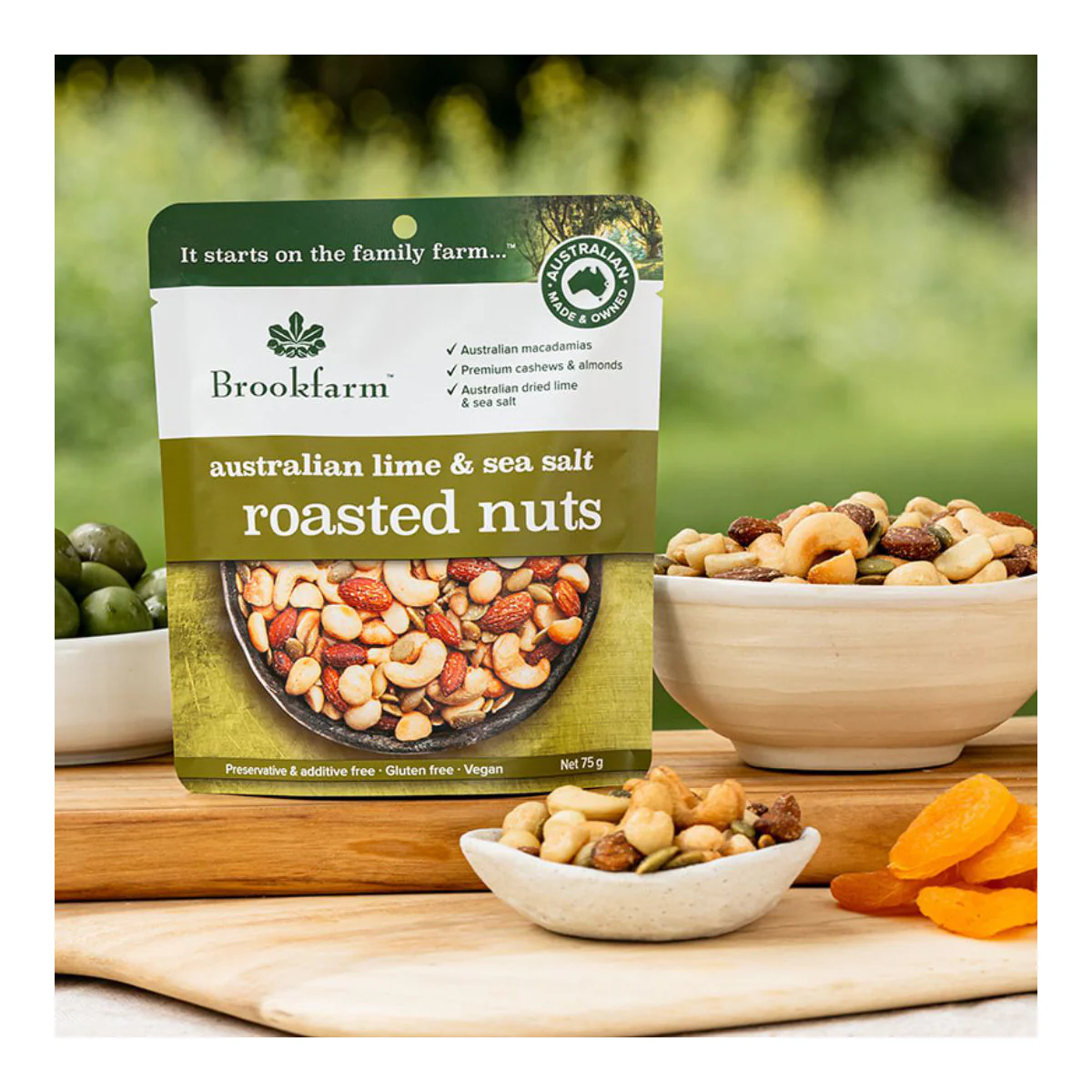 Brookfarm Roasted Nuts Australian Nuts & Sea Salt 75g - Image 3