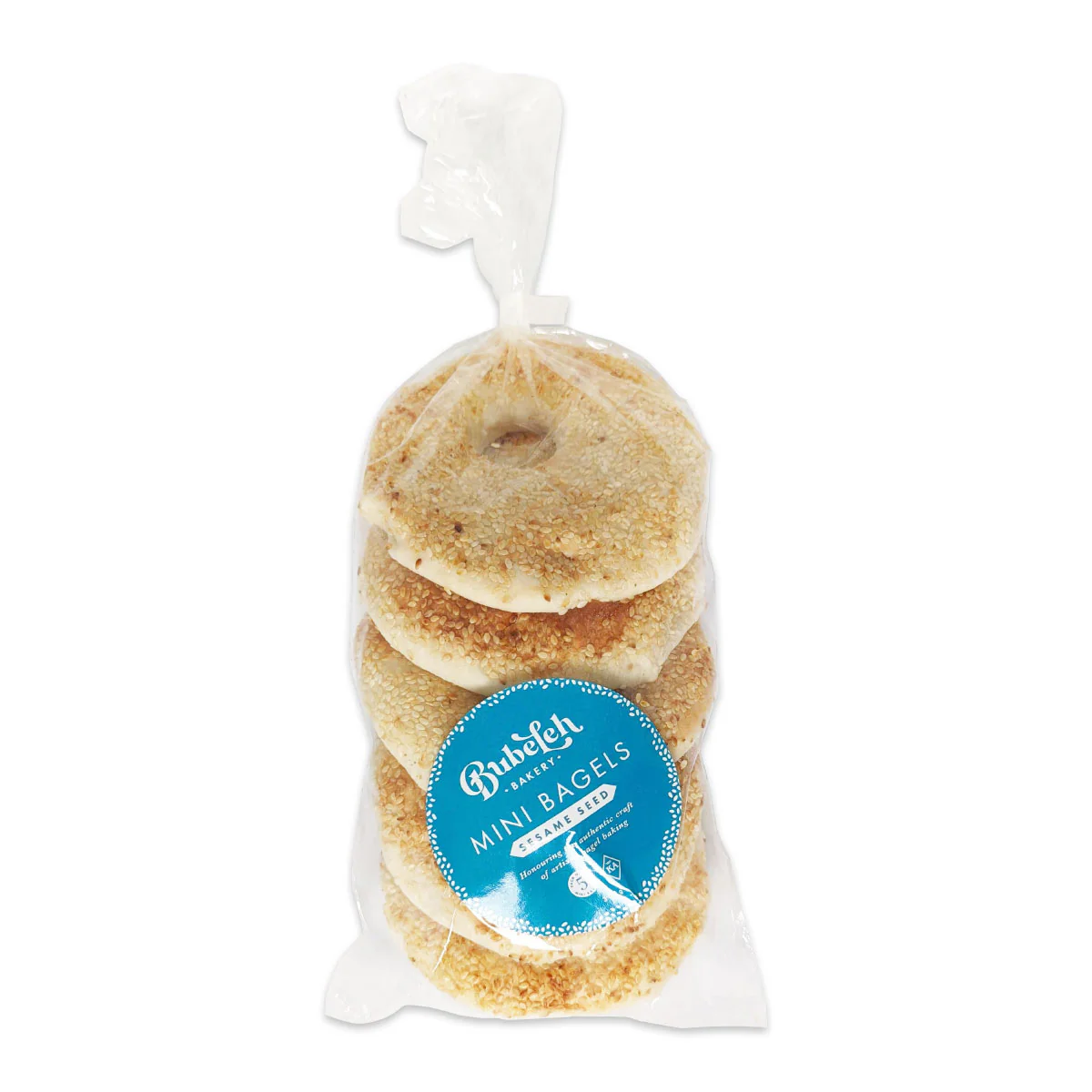 Bubeleh Bakery Mini Bagels Sesame Seeds x5 300g - Image 2
