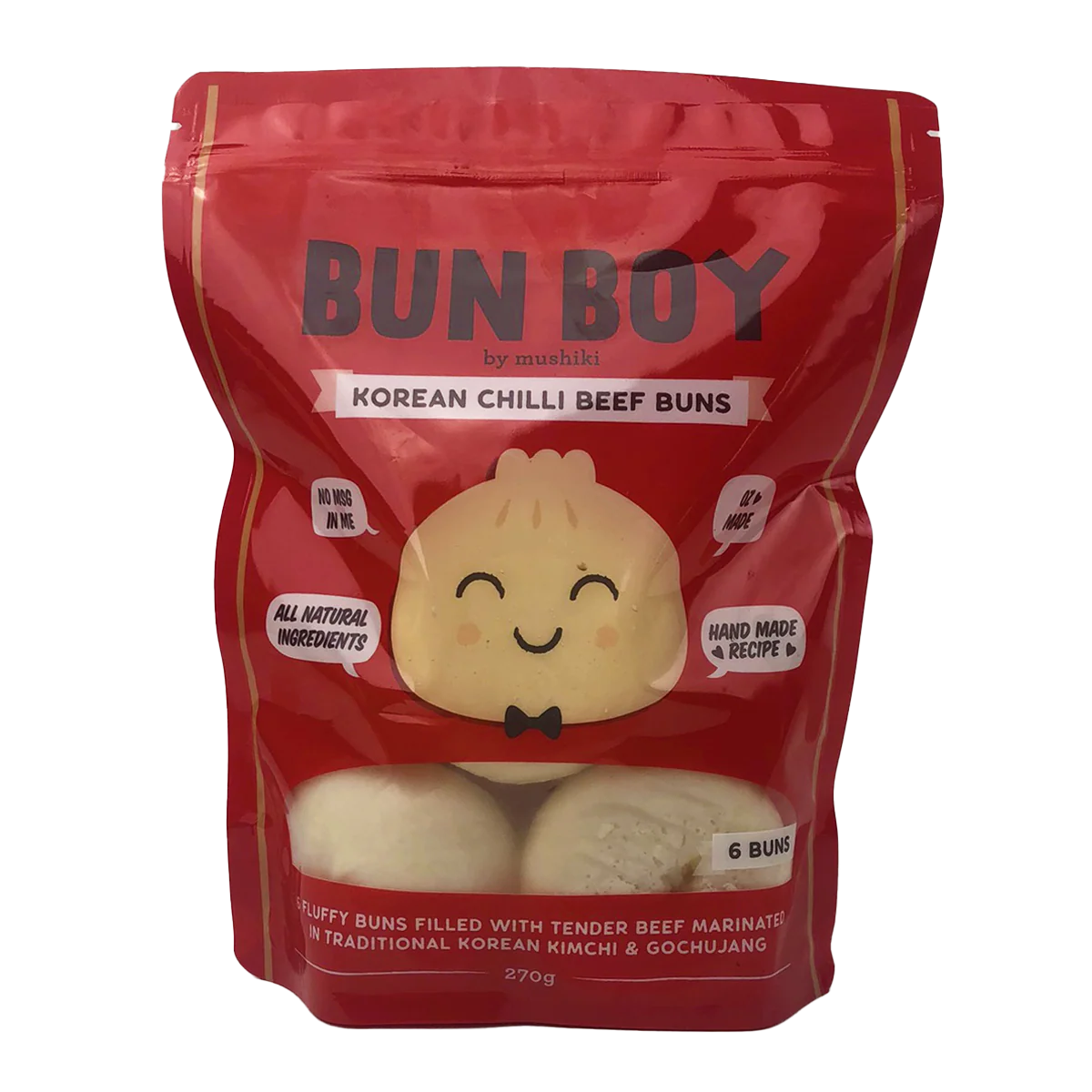 Bun Boy Korean Chilli Beef Buns 270g