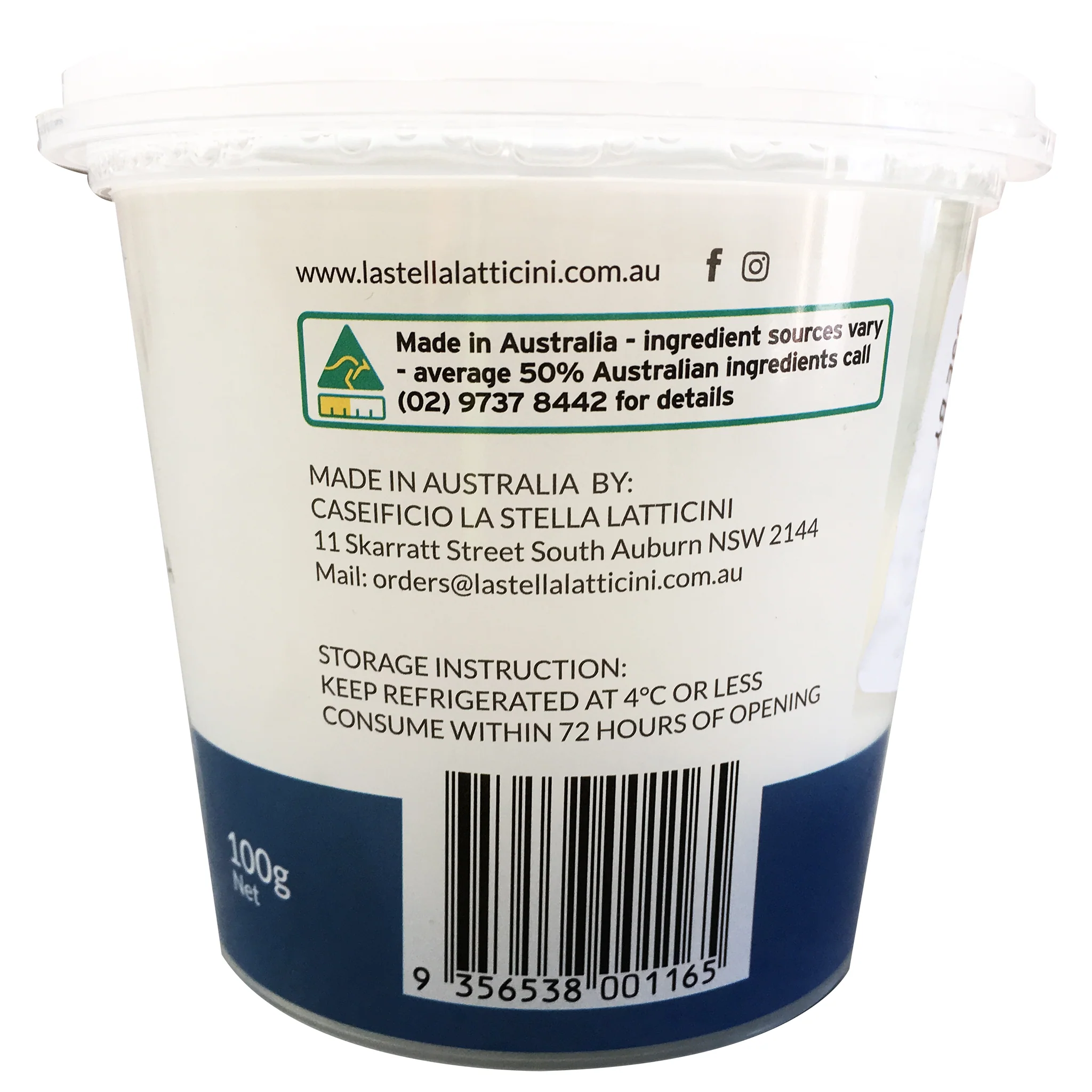 La Stella Latticini Burrata Cheese 100g - Image 3