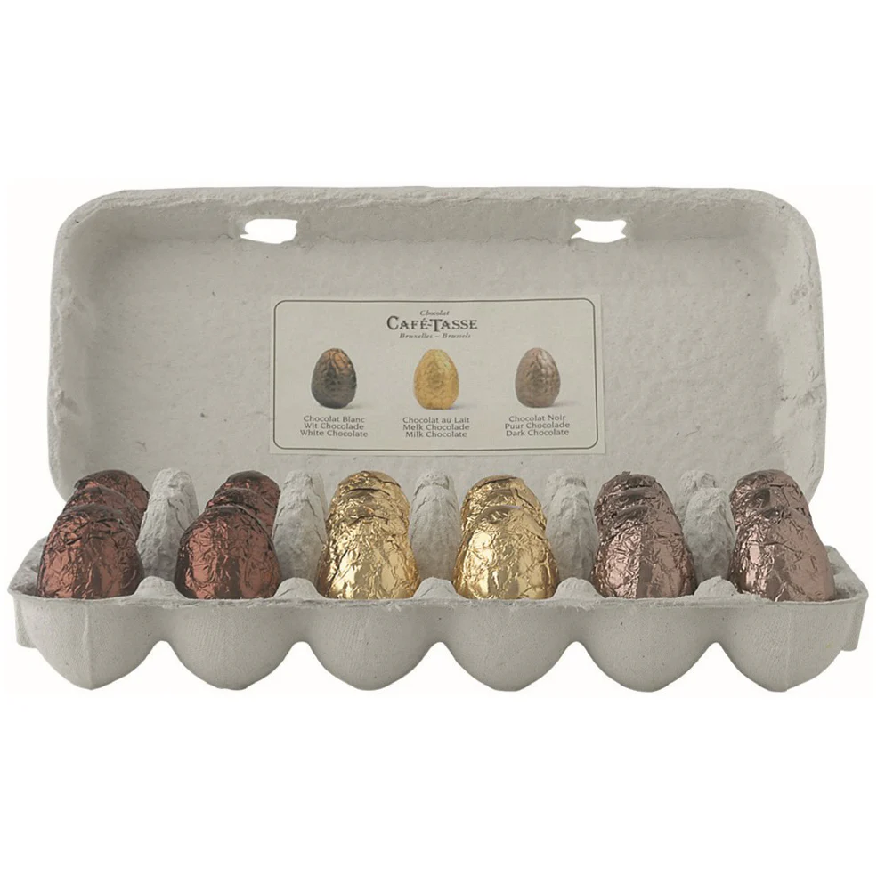 Cafe Tasse Assorted Chocolate and Praline Eggs 235g - Image 2