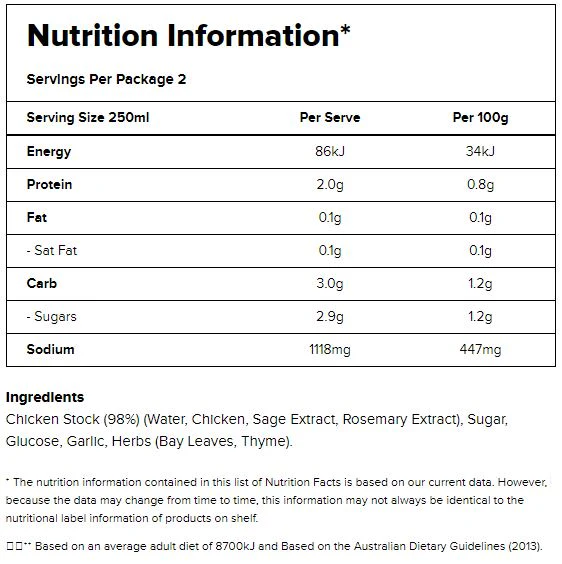 Campbells Real Stock Chicken 1L - Image 3