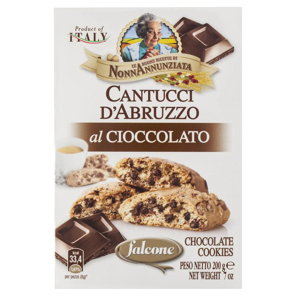 Falcone Cantucci D Abruzzo Chocolate Cookies 200g