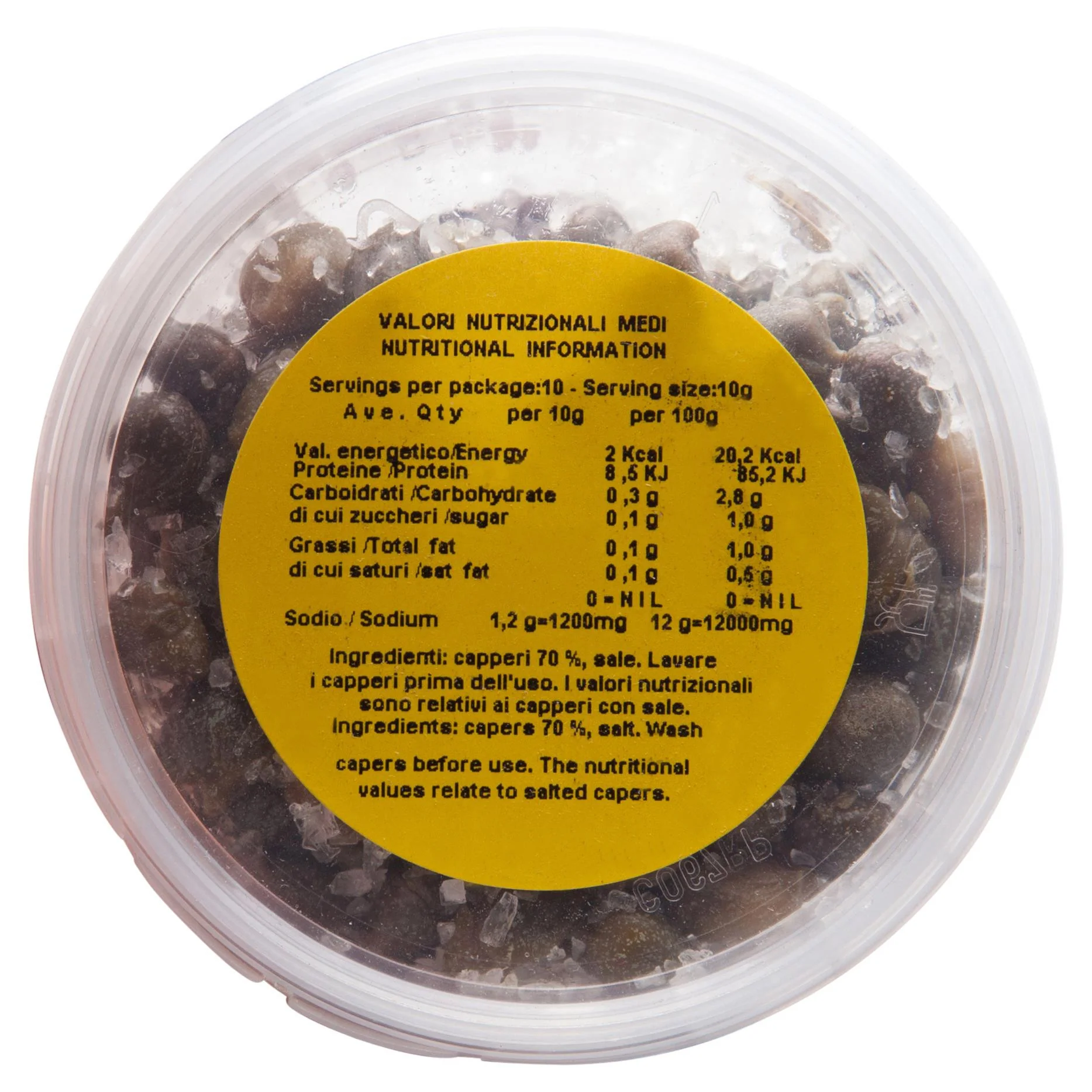 Zuccato Salted Capers 100g - Image 2
