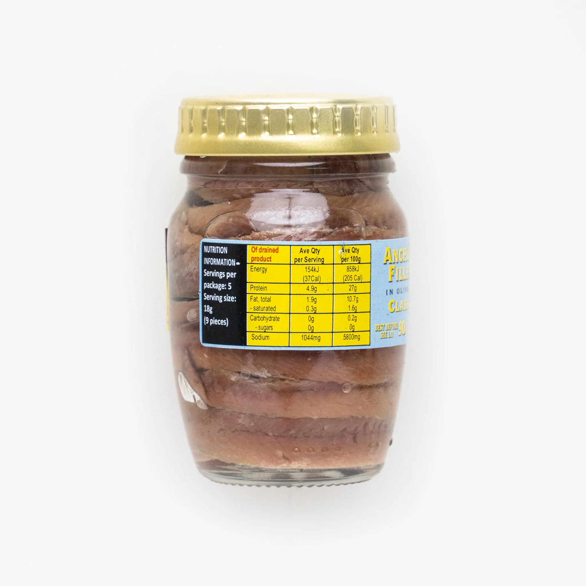 Capriccio Anchovy Fillets Classic In Olive Oil 90g - Image 2