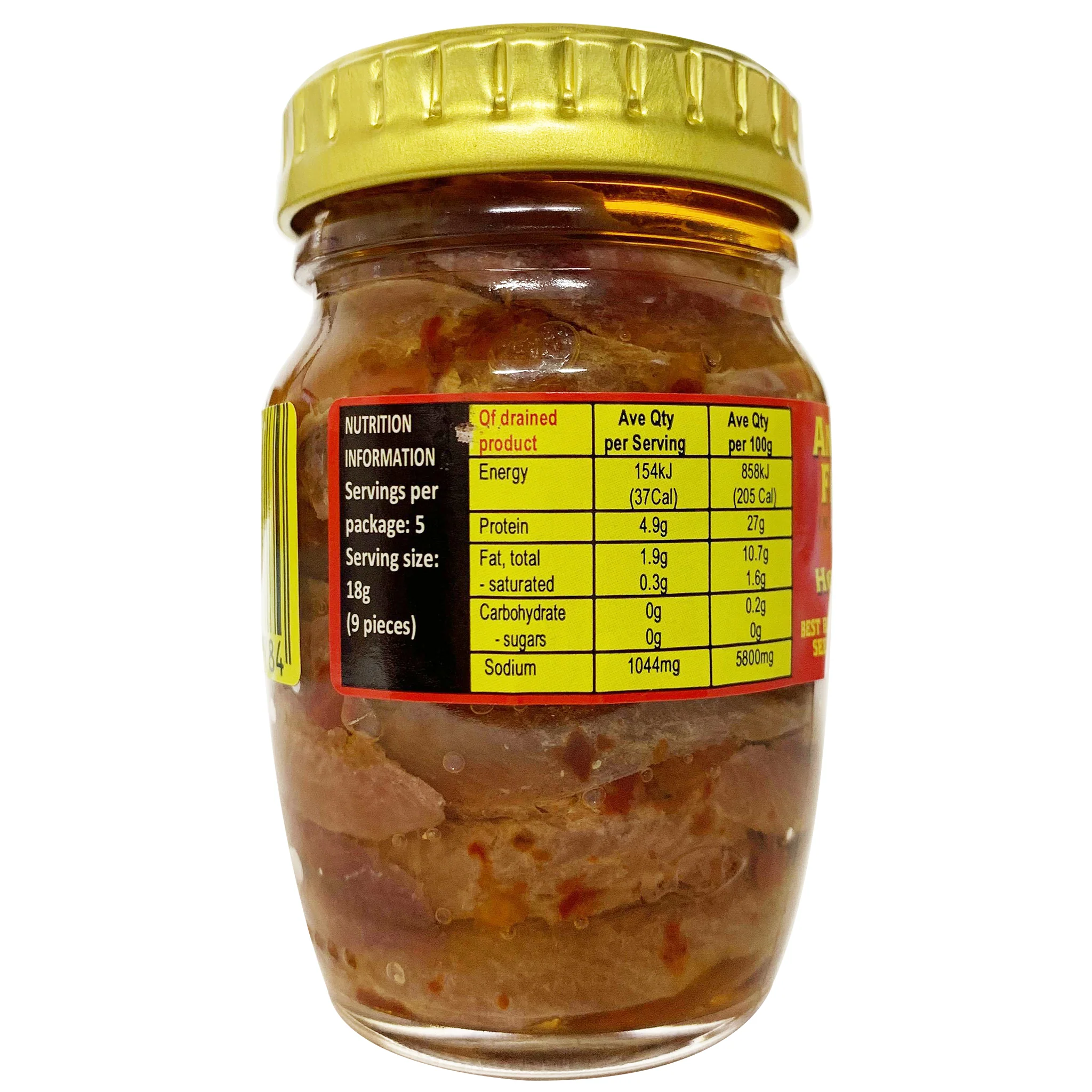 Capriccio Anchovy Fillets with Hot Pepper In Olive Oil 90g - Image 3