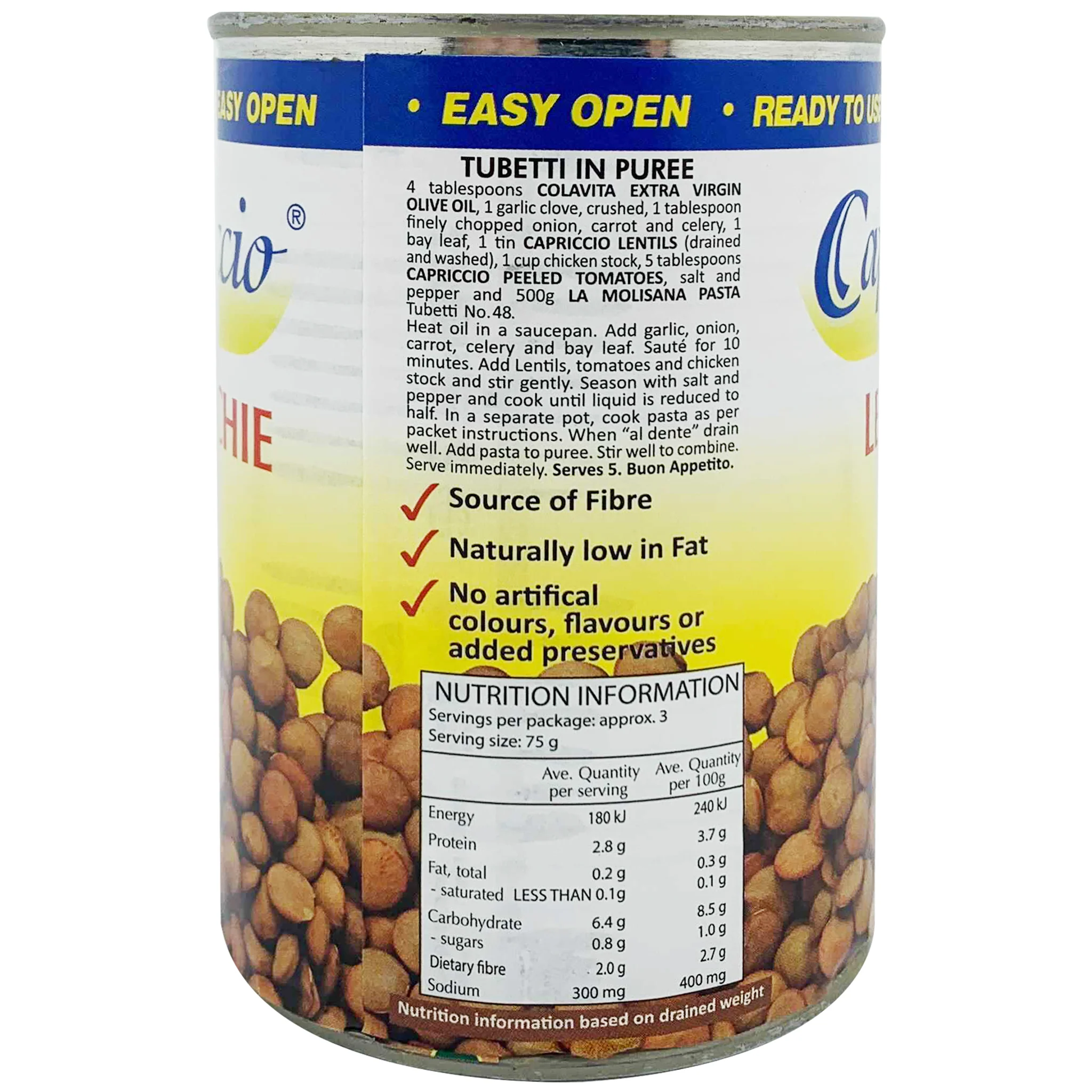 Capriccio Lentils 400g - Image 2