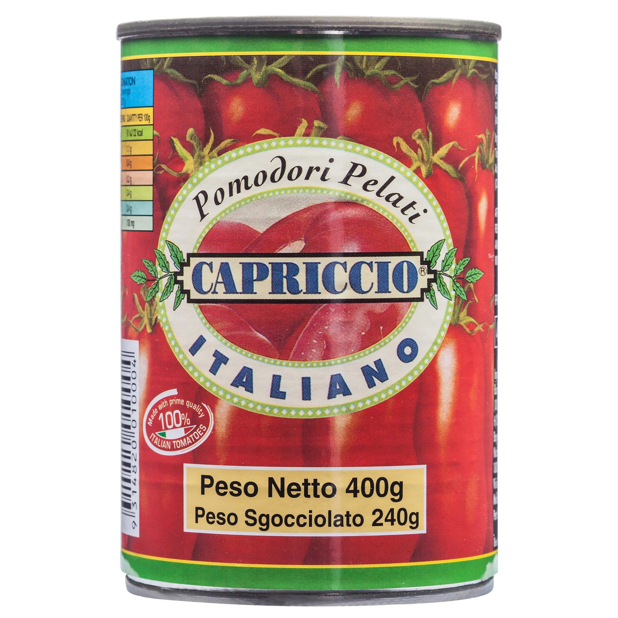 Capriccio Peeled Tomatoes 400g - Image 2