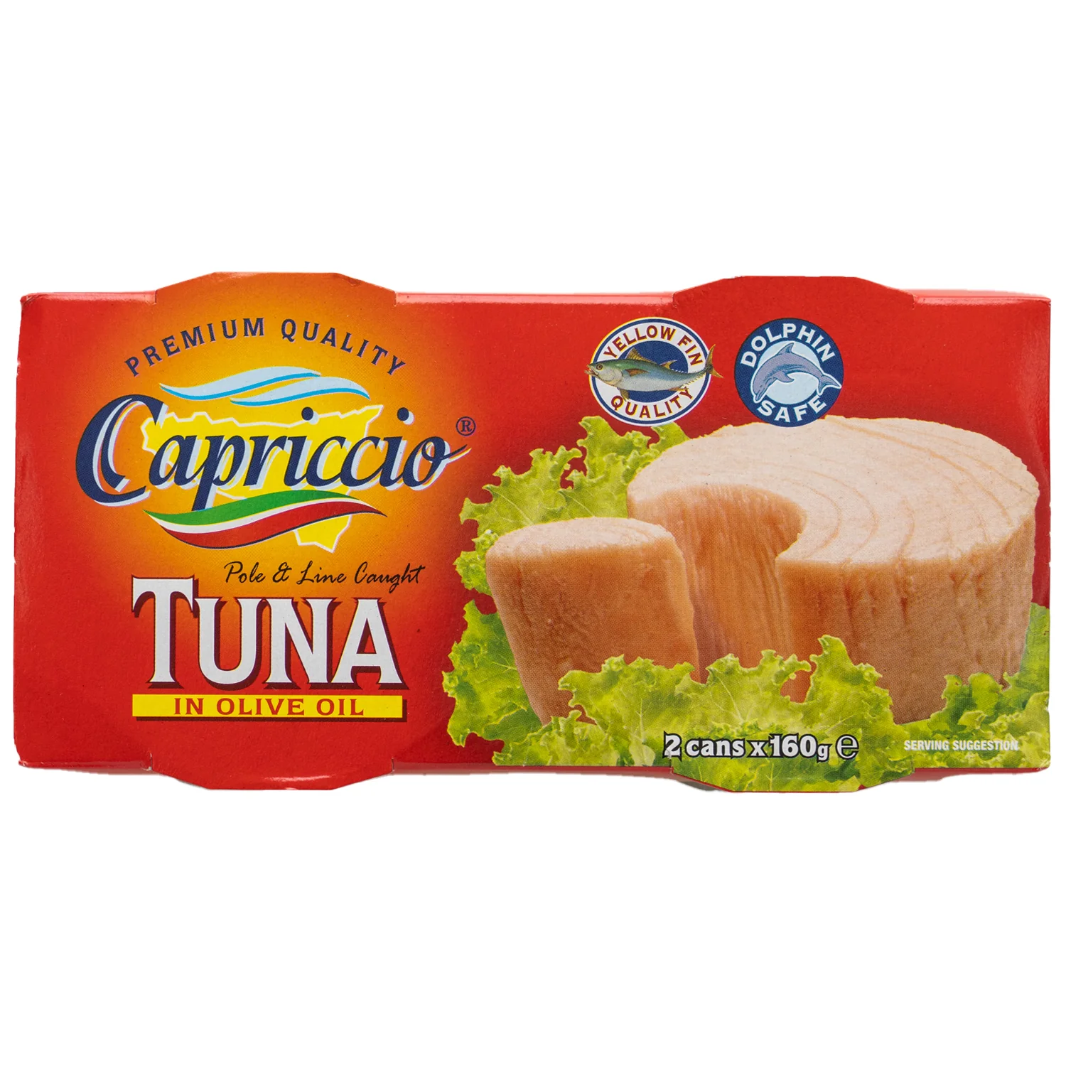 Capriccio Tuna Olive Oil Twin pack 2 x 160g