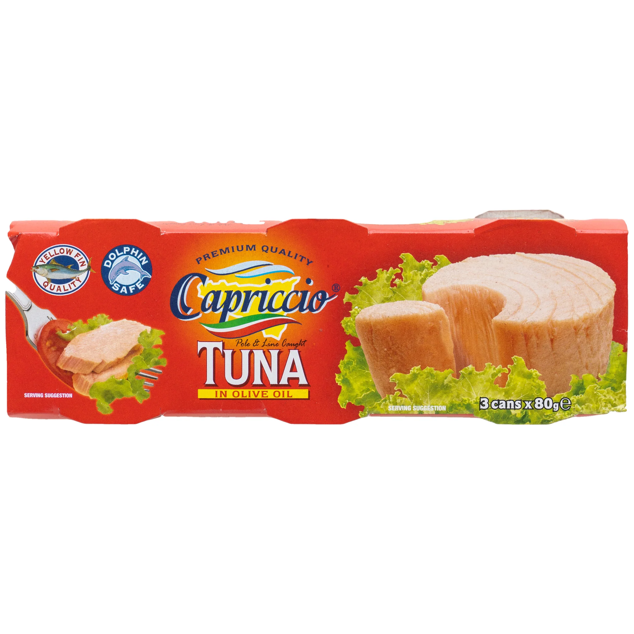 Capriccio Tuna Olive Oil Triple pack 3x80g
