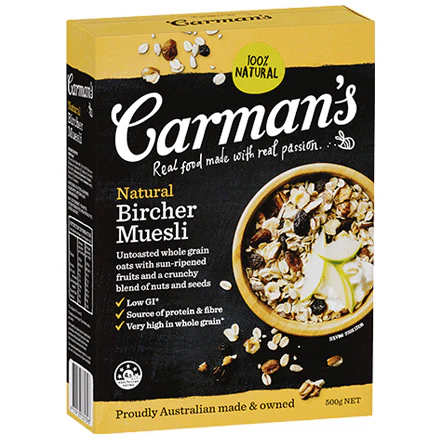 Carman's Natural Bircher Muesli 500g