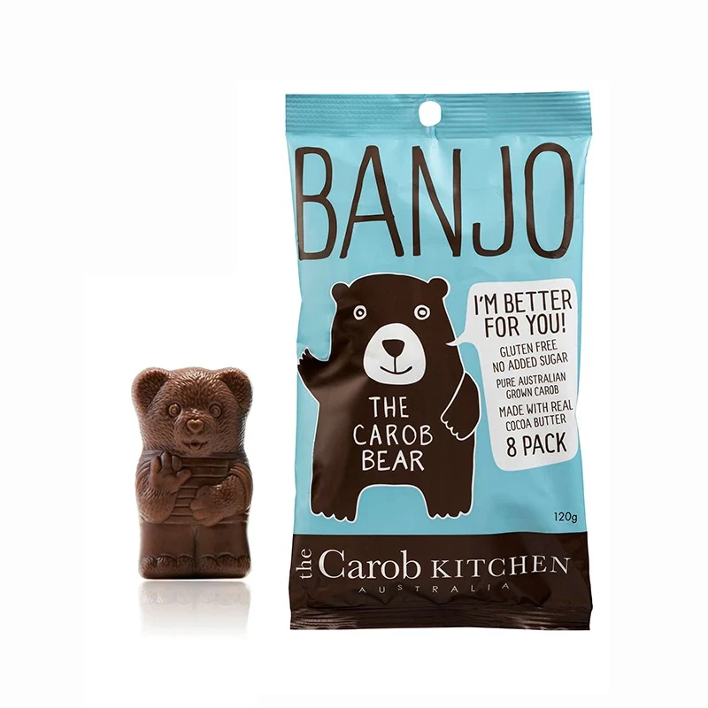 The Carob Kitchen Banjo Carob Bear x8 120g