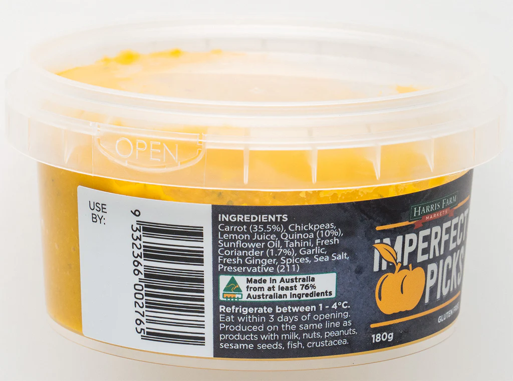 Imperfect Pick Carrot, Quinoa and Coriander Dip 180g - Image 3
