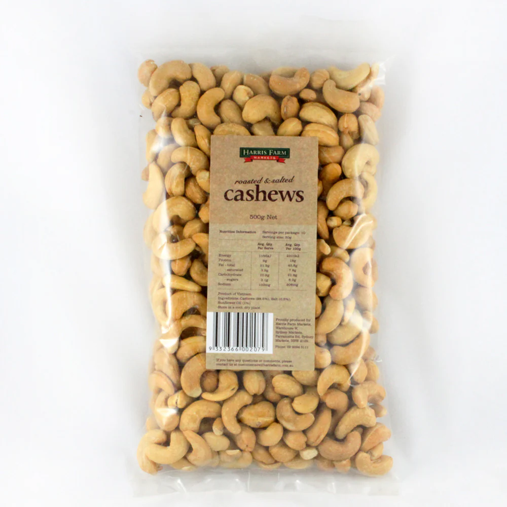 Harris Farm - Cashews Salted (500g)
