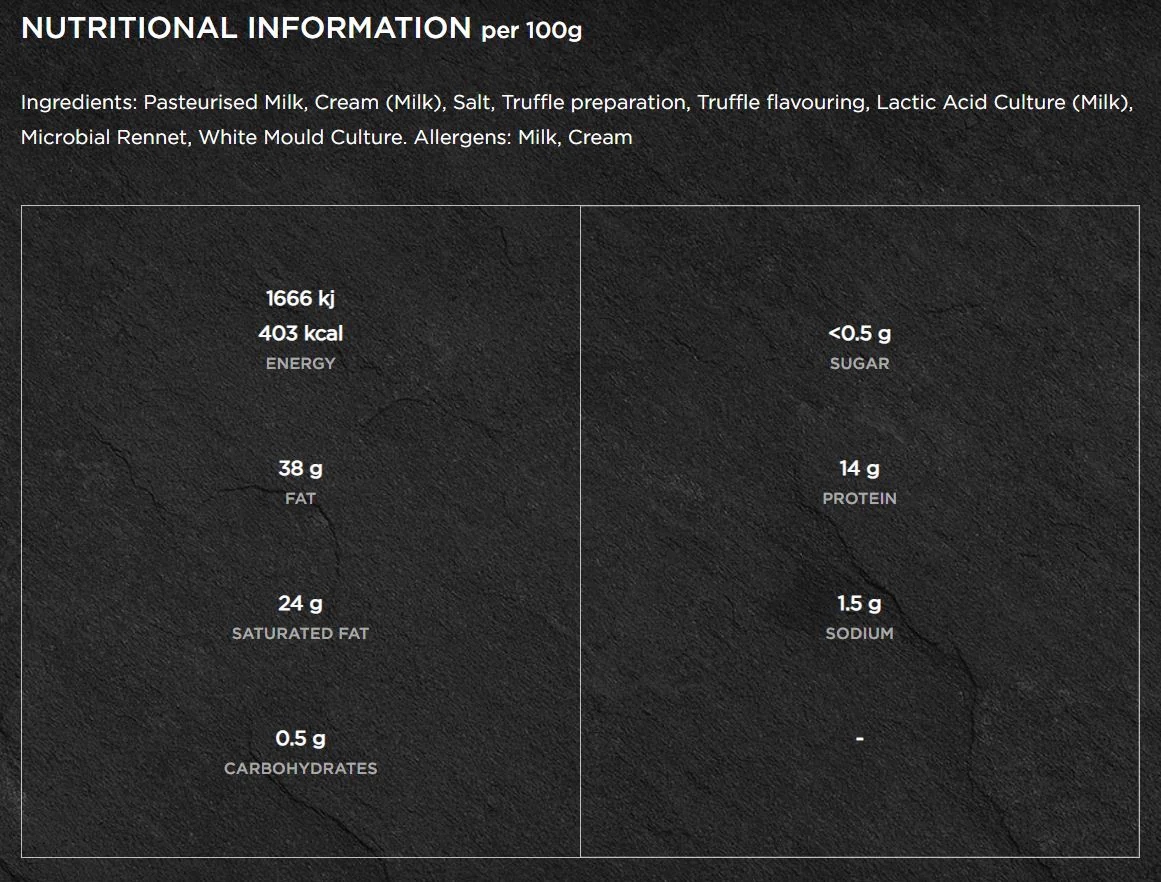 Castello Truffle Double Cream Brie Cheese 150g - Image 2