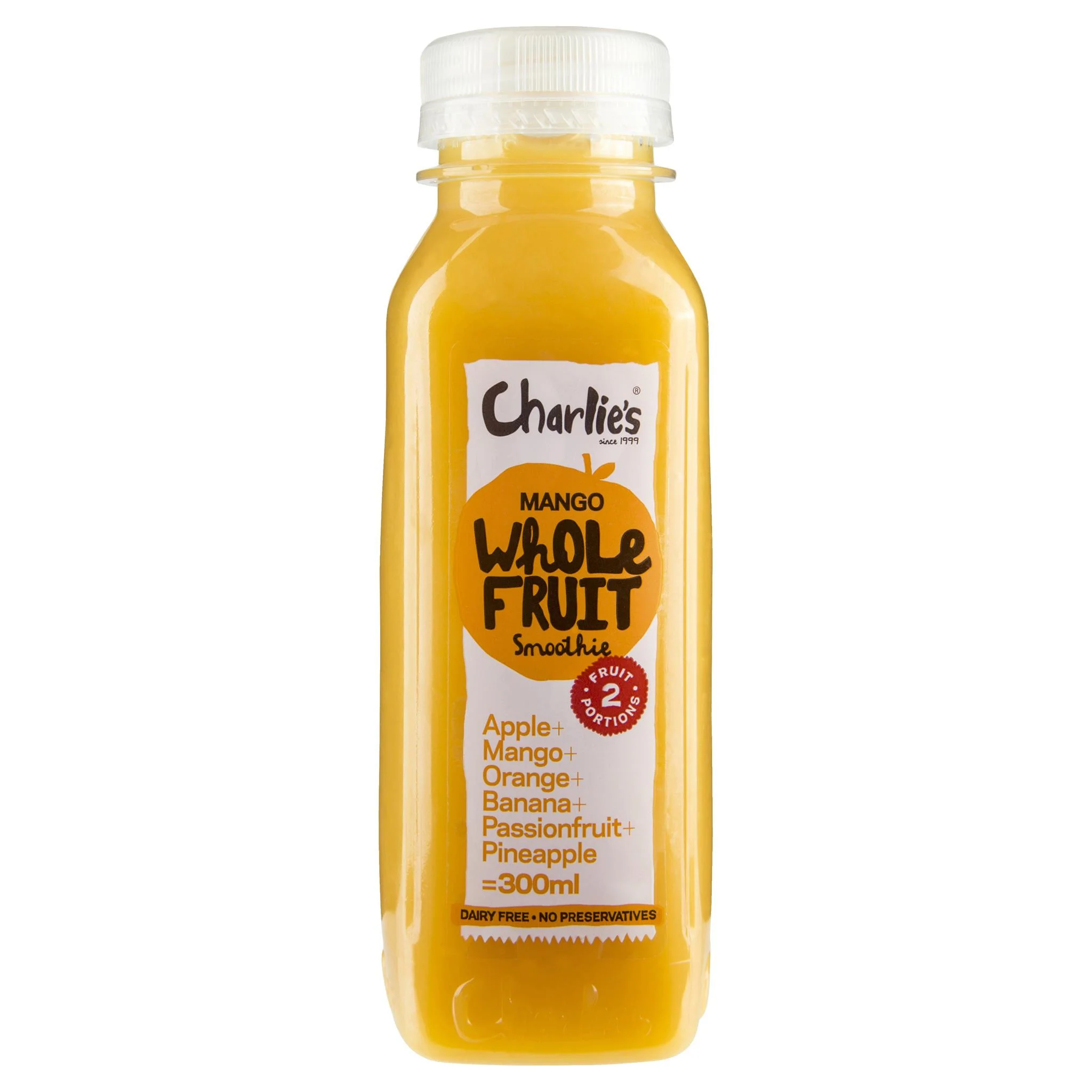Charlies Mango Whole Fruit Smoothie 300ml