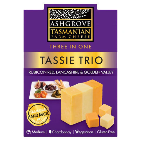 Cheddar Ashgrove Tassie Trio 140g