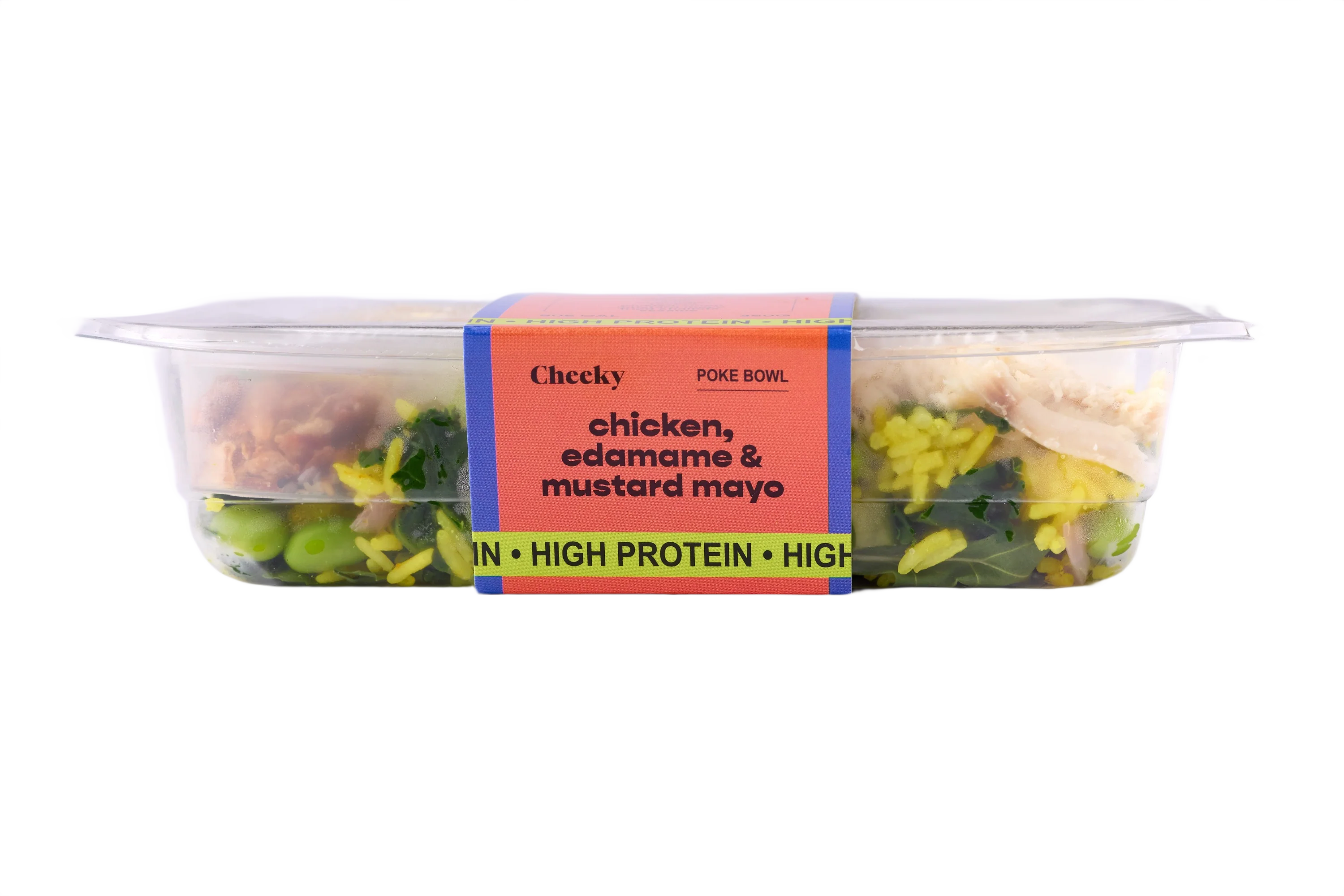 Cheeky Poke Chicken Edamame & Mustard Mayo High Protein Poke Bowl 350g - Image 5
