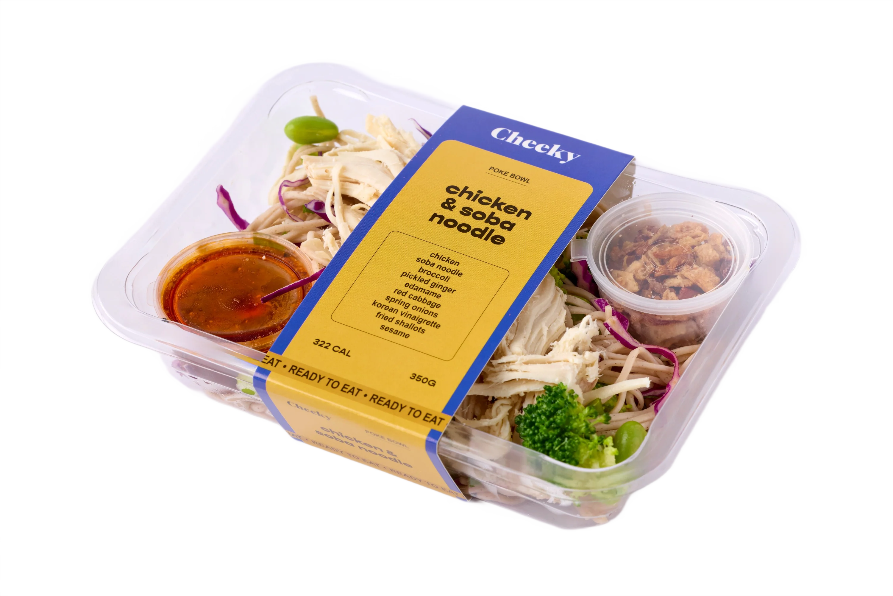 Cheeky Poke Chicken & Soba Noodle Poke Bowl 350g - Image 2