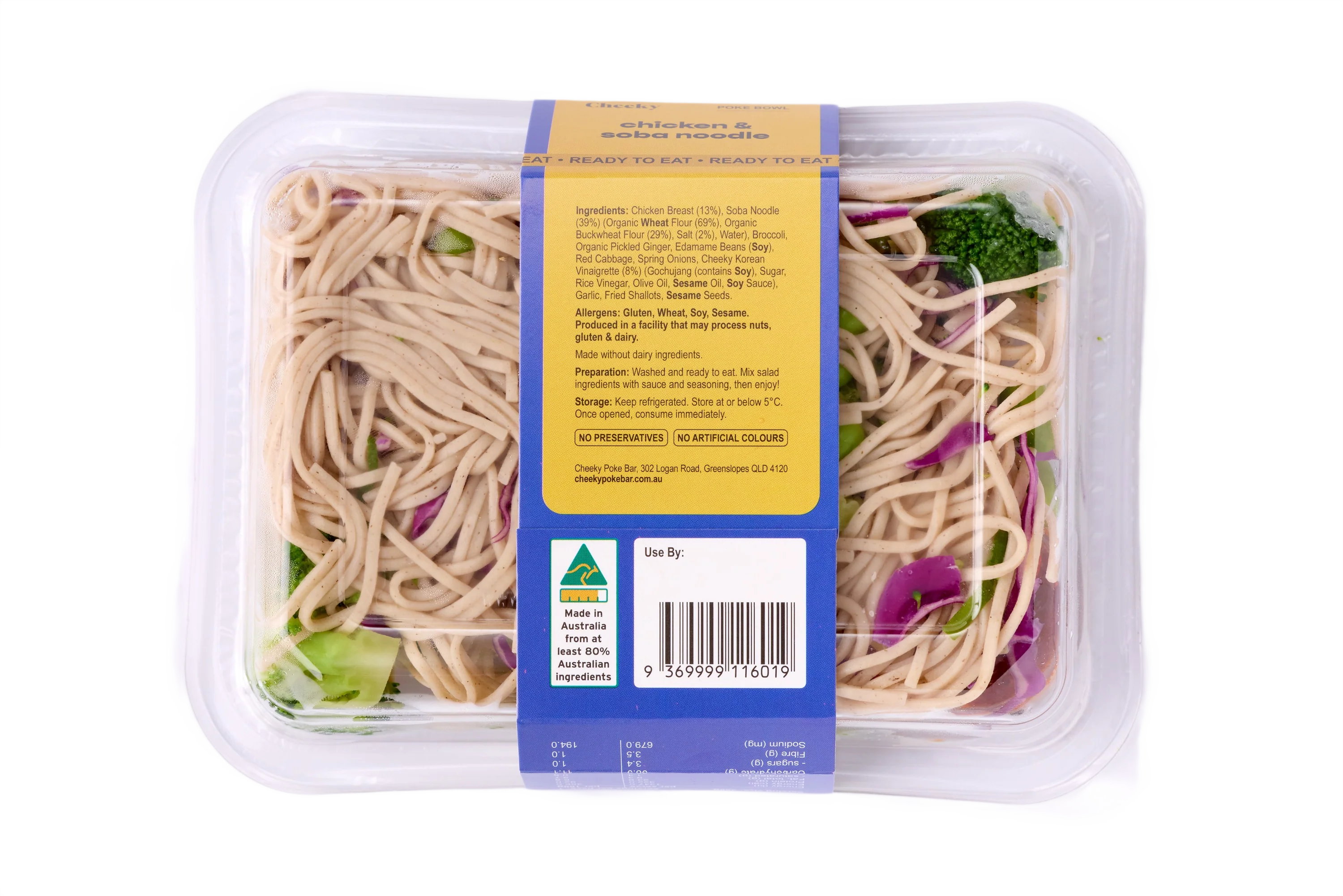 Cheeky Poke Chicken & Soba Noodle Poke Bowl 350g - Image 3