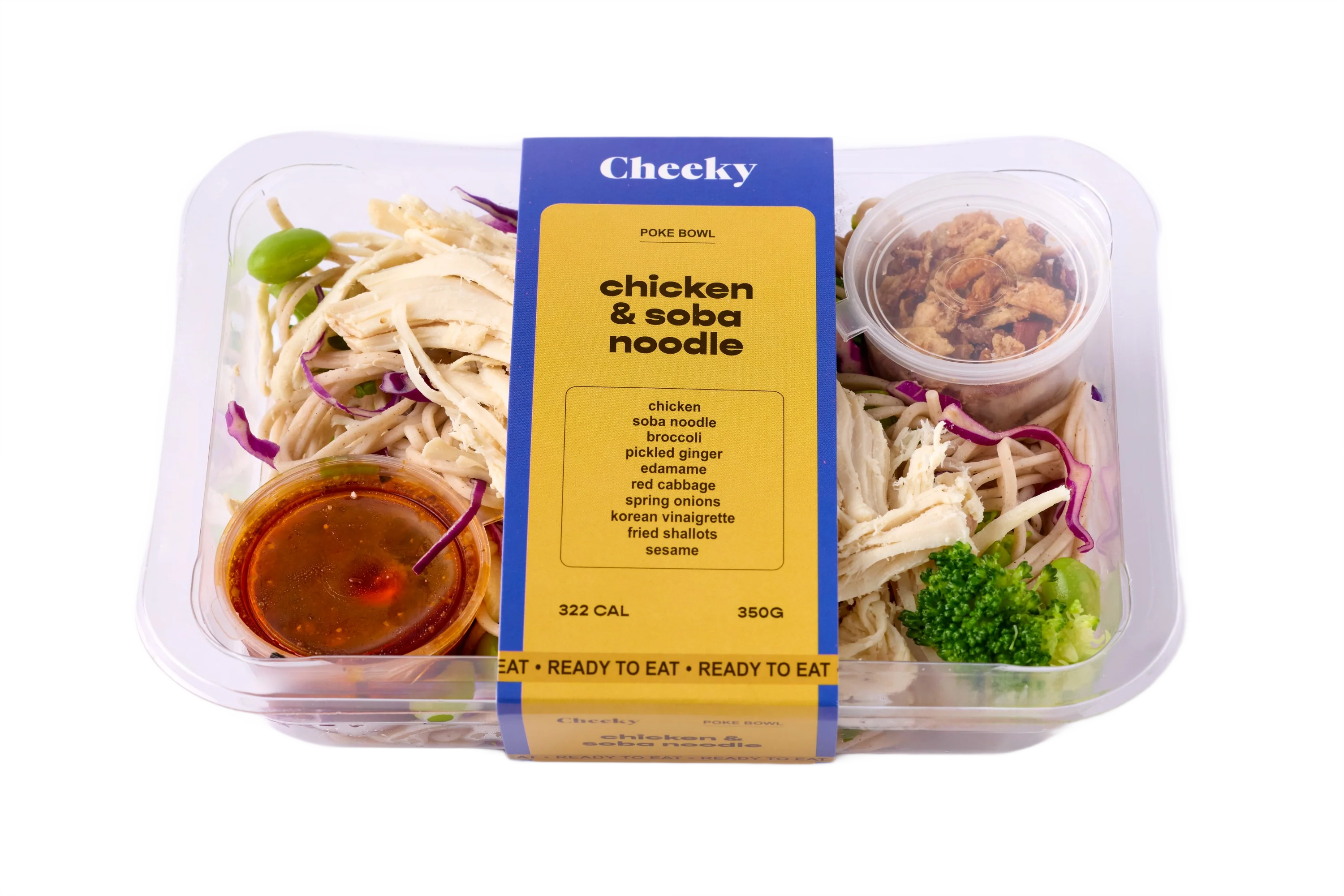 Cheeky Poke Chicken & Soba Noodle Poke Bowl 350g - Image 4