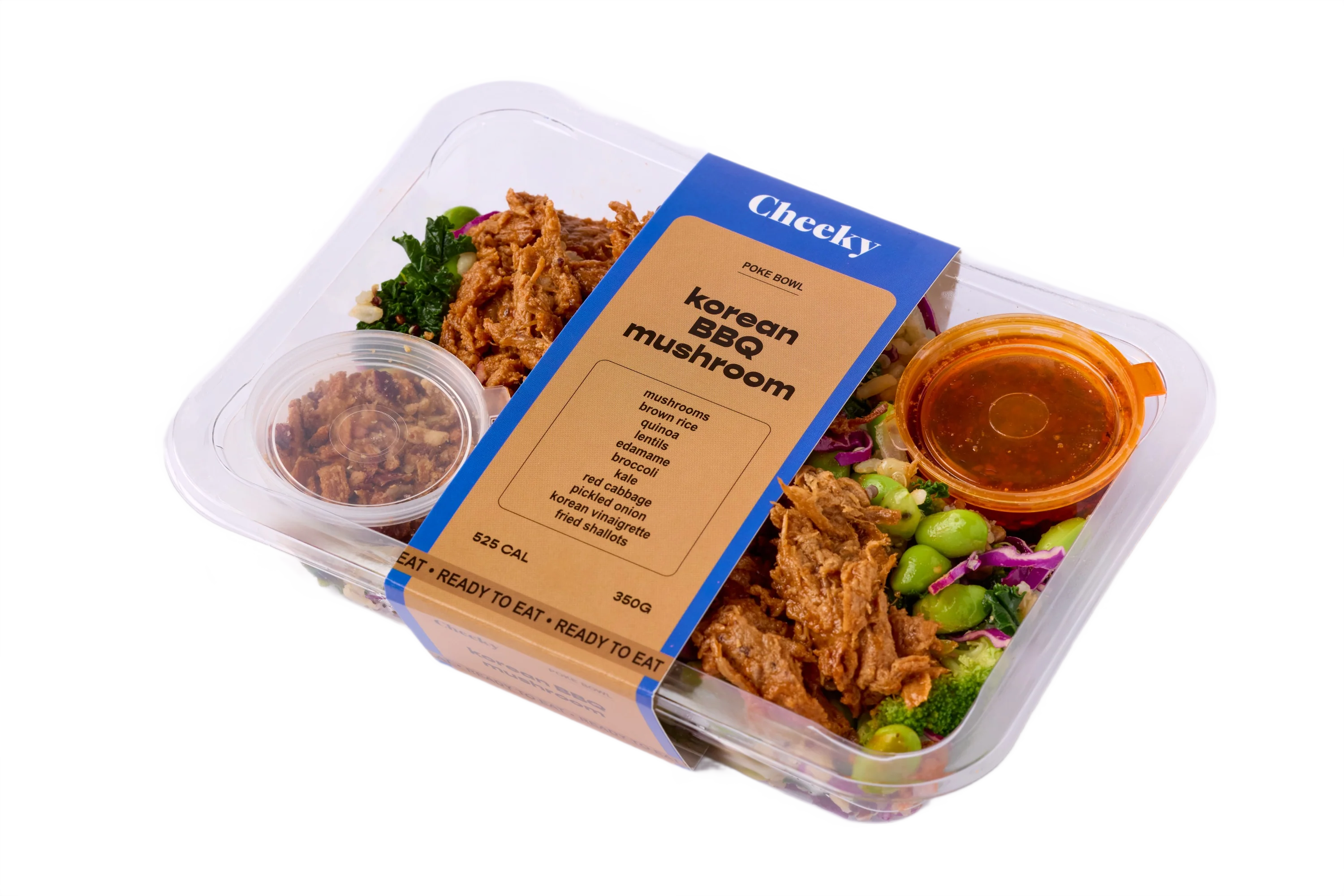 Cheeky Poke Korean BBQ Mushroom Poke Bowl 350g - Image 2