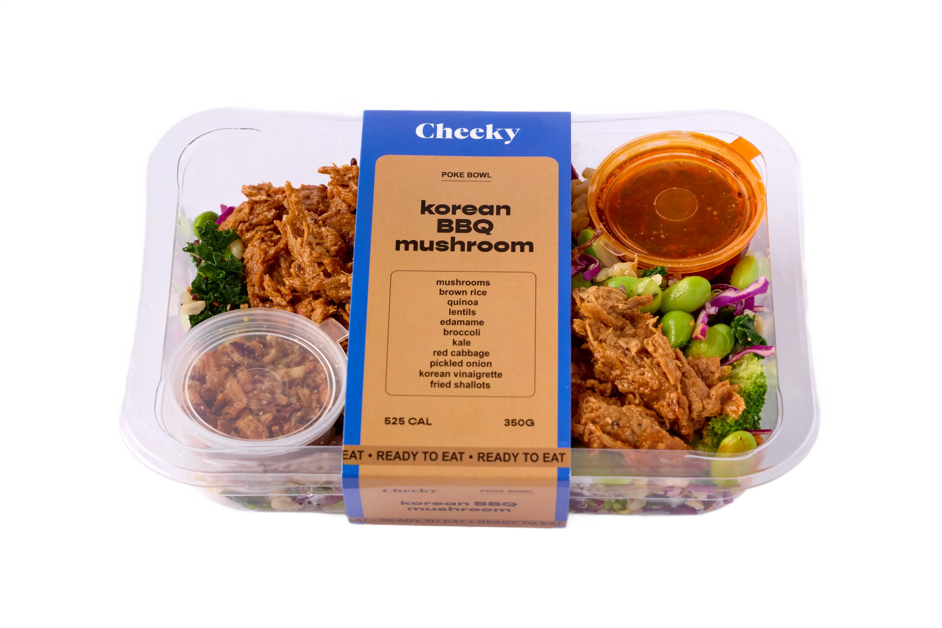 Cheeky Poke Korean BBQ Mushroom Poke Bowl 350g - Image 4
