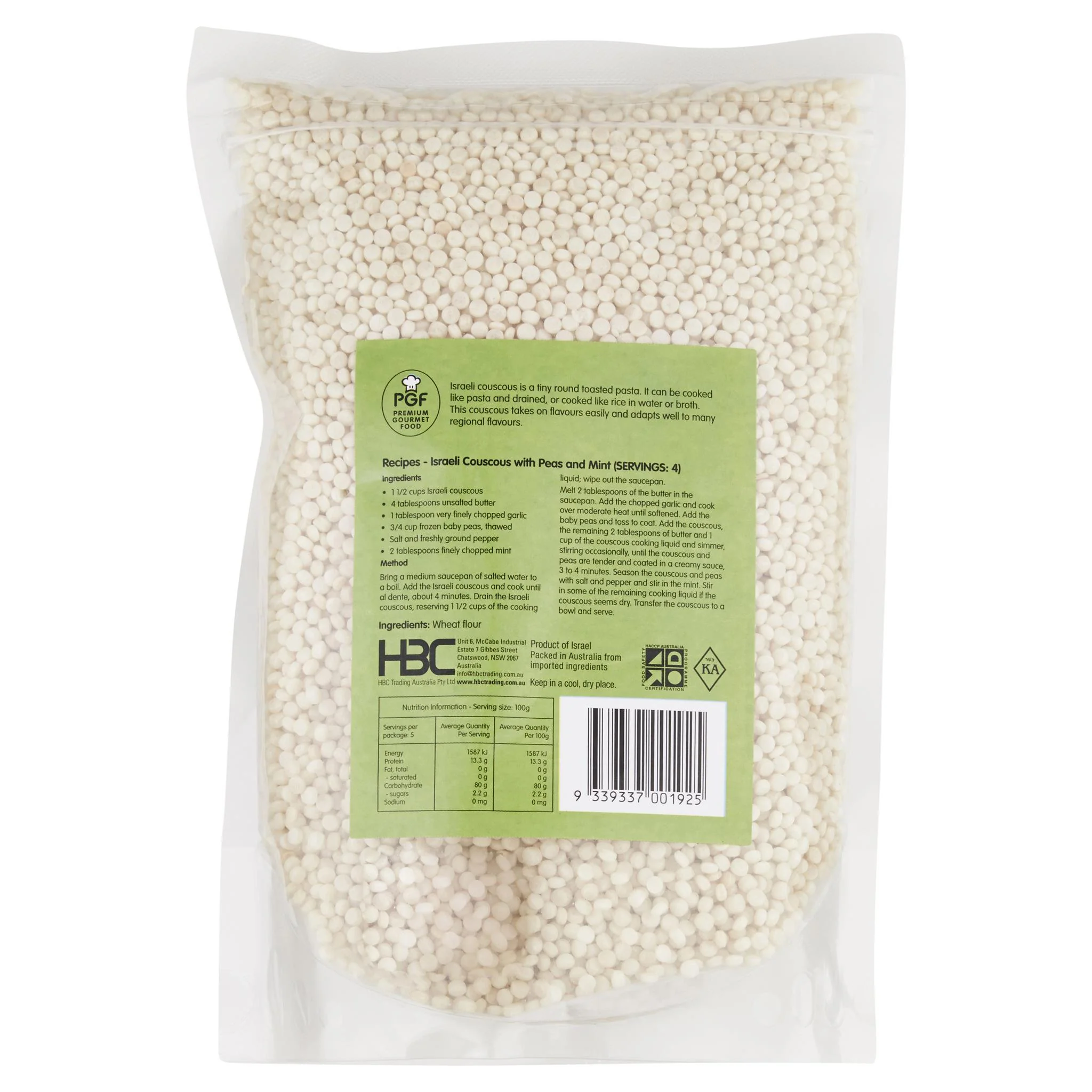 Chef's Choice Israeli Pearl Couscous 500g - Image 2