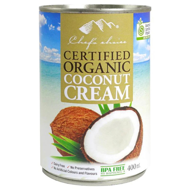 Chef's Choice Organic Coconut Cream 400ml