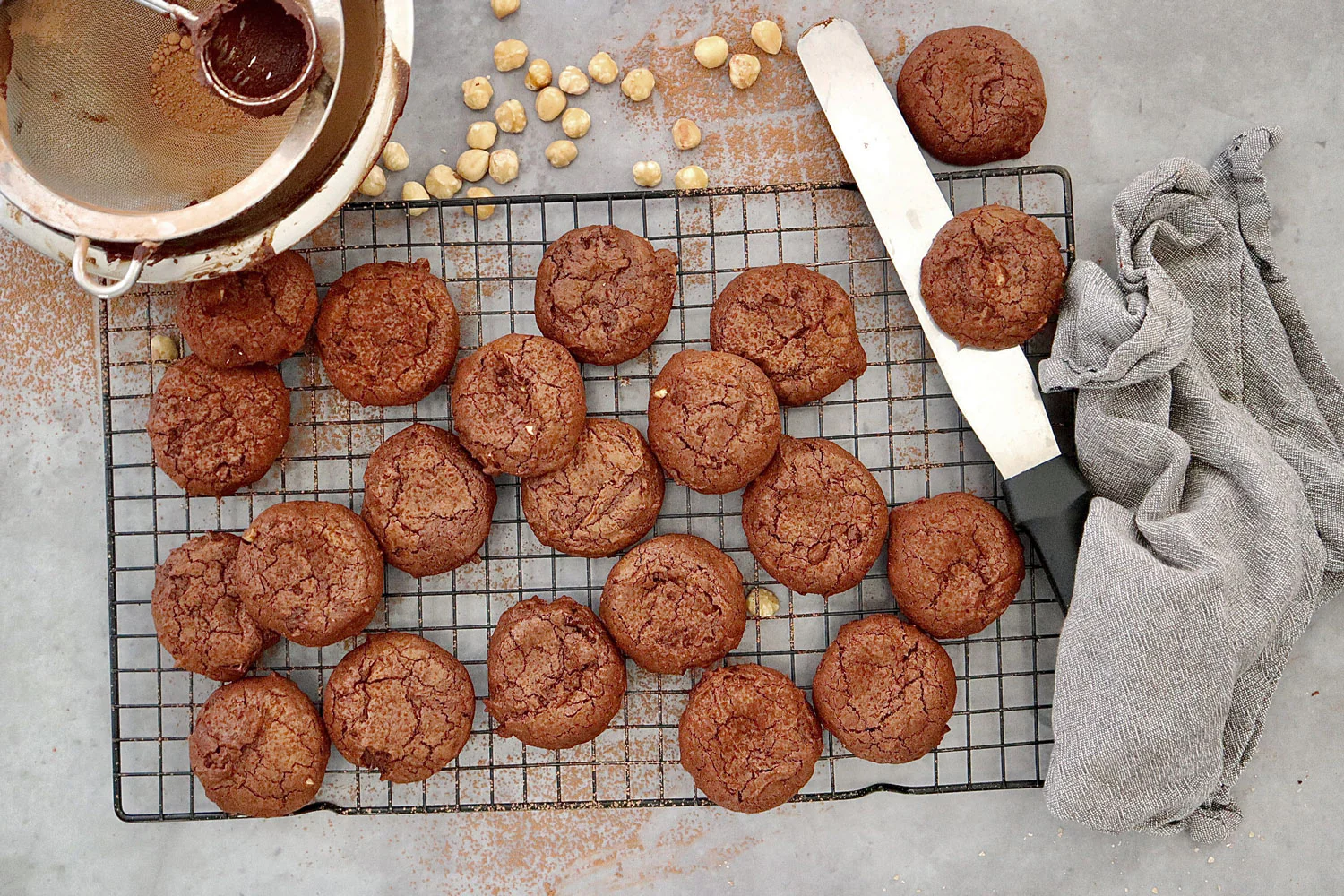 Chocolate and Hazelnut Brownie Cookies - Image 2