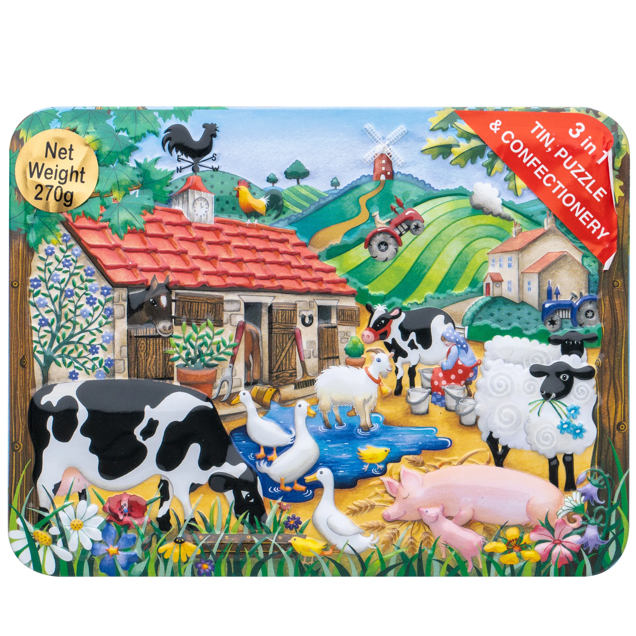 Churchill's The Farmyard Jelly Beans Tin 270g