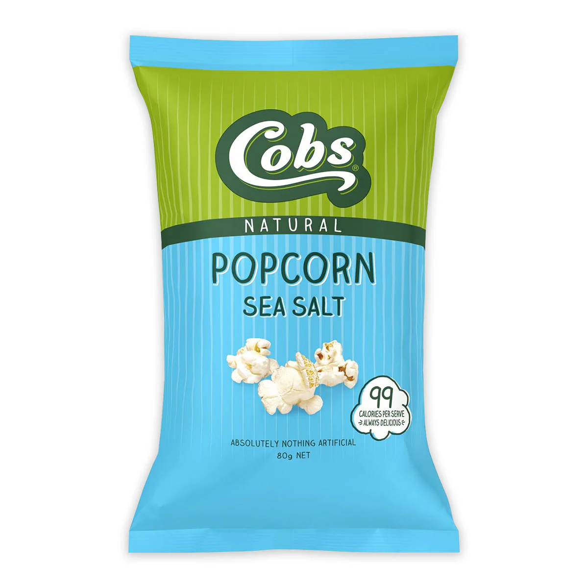Cobs Natural Popcorn Sea Salt 80g