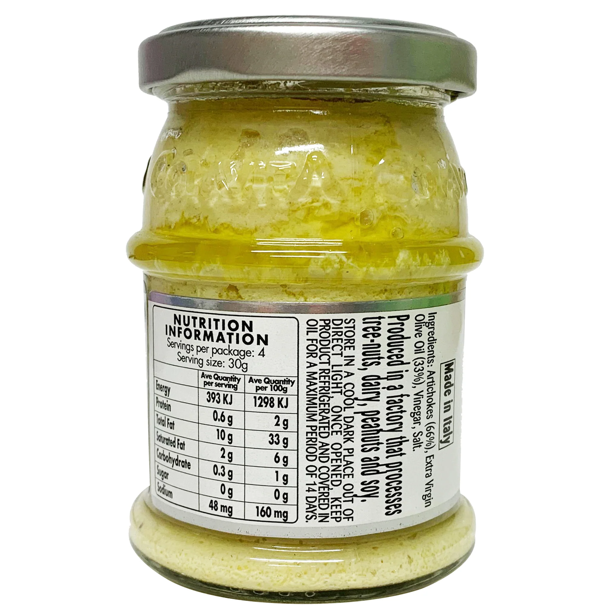 Colavita Artichoke Tapenade In Extra Virgin Olive Oil 135g - Image 2