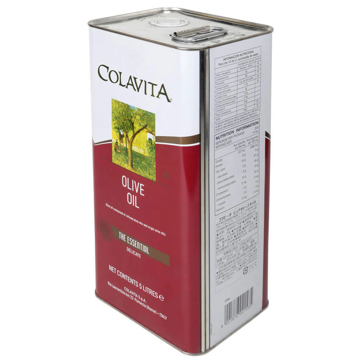 Colavita Pure Olive Oil Tin 3L - Image 2
