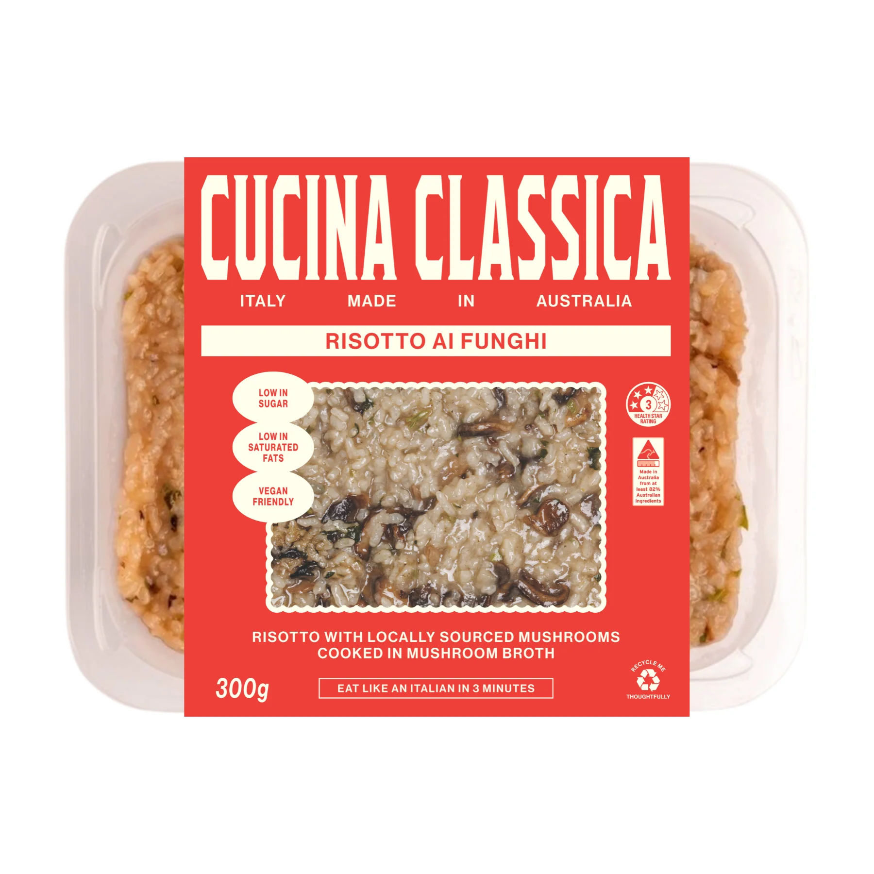 Cucina Classica Pasta Risotto Funghi Porcini 300g