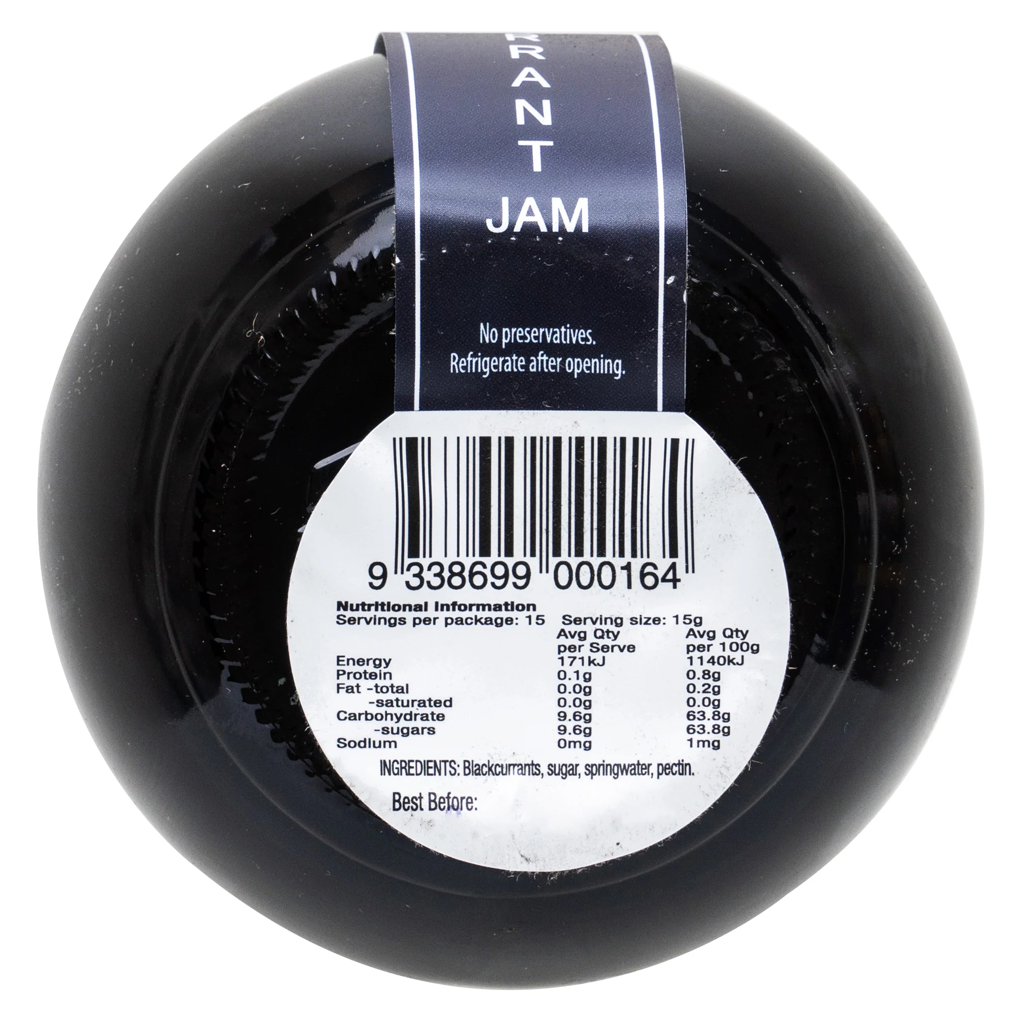 Cuttaway Creek Blackcurrant Jam 220g - Image 2