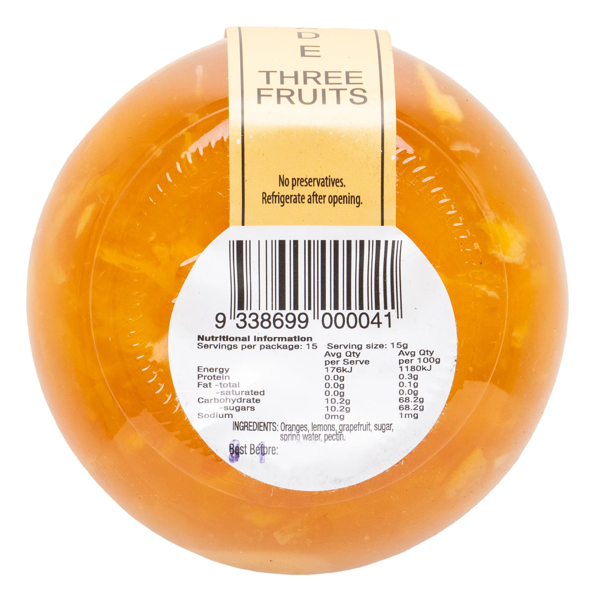 Cuttaway Creek Three Fruits Marmalade 220g - Image 2