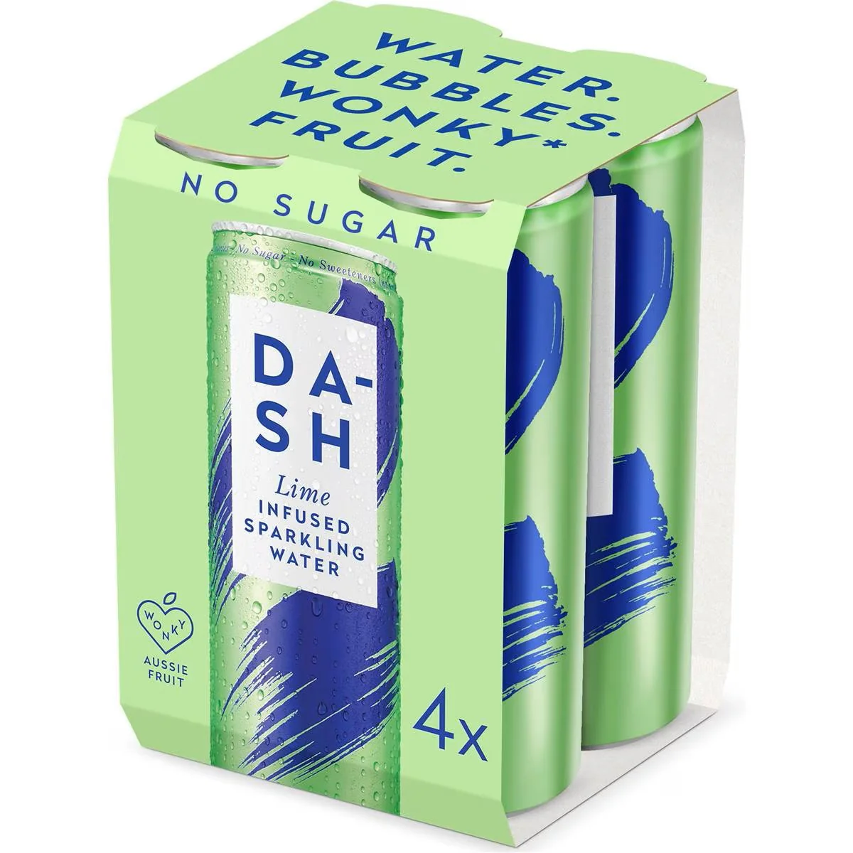 Dash Water Sparkling Water Lime Infused 4x300ml - Image 2