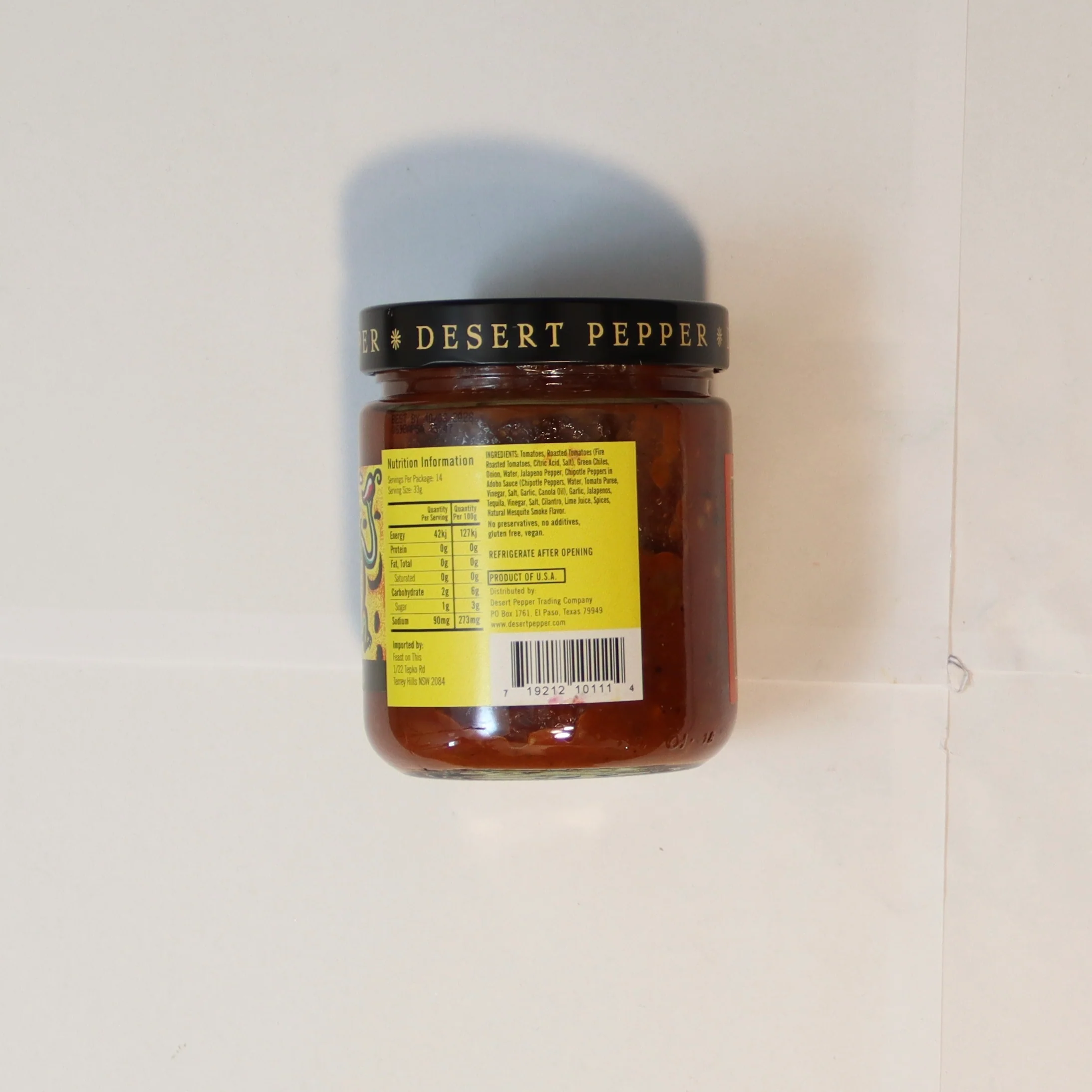 Desert Pepper Tequila Salsa Medium 454g - Image 2