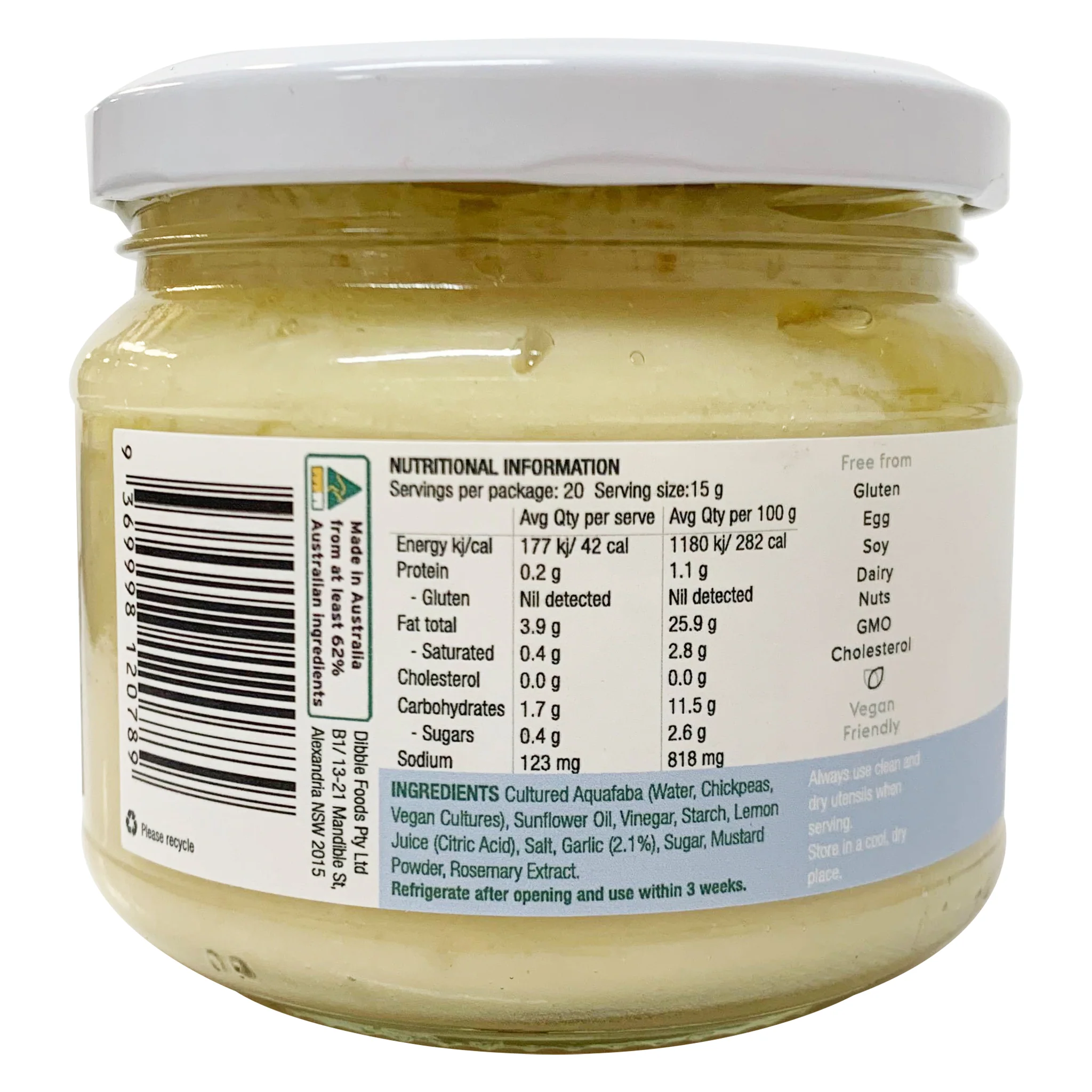 Dibble Garlic Aioli 300g - Image 2