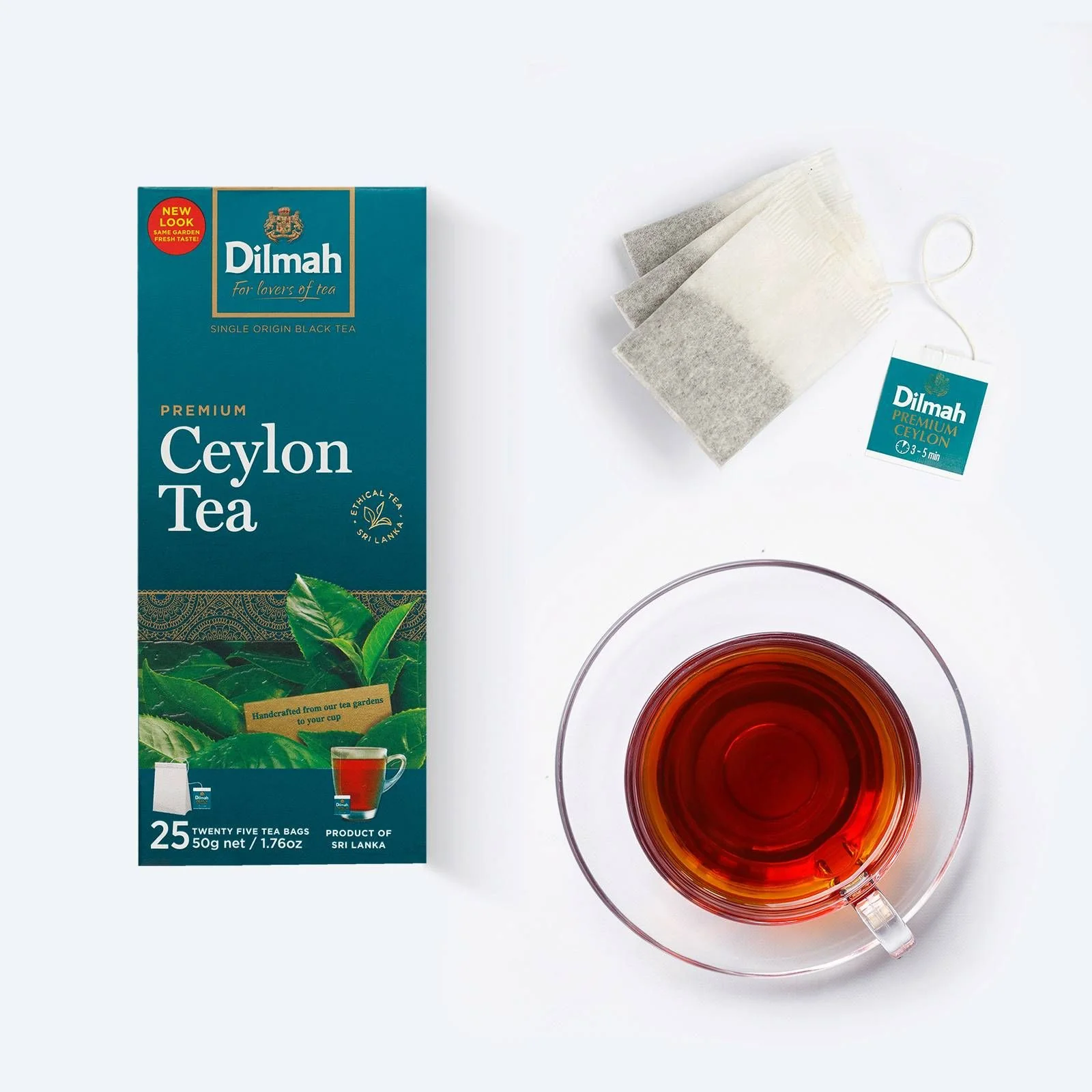 Dilmah Ceylon Teabags x25 50g - Image 3
