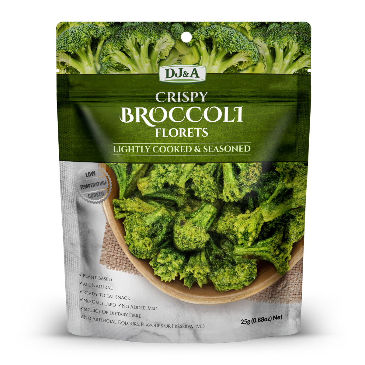 DJ&A Crispy Broccoli Florets 25g