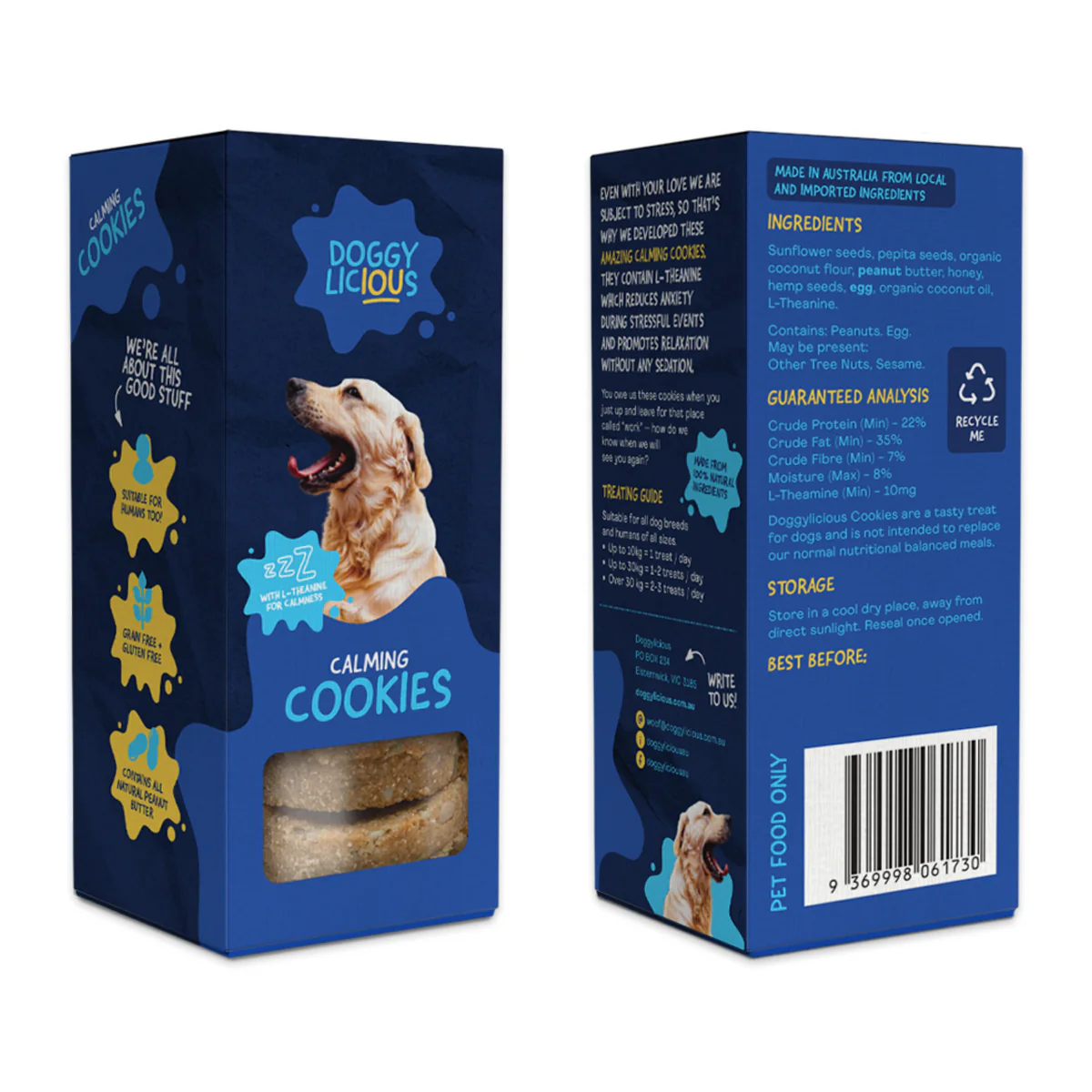 Doggylicious Doggy Cookies Calming 180g - Image 2