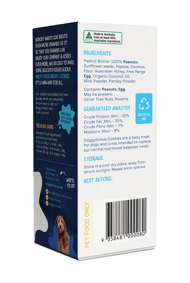 Doggylicious Doggy Fresh Breath Cookies 180g - Image 2