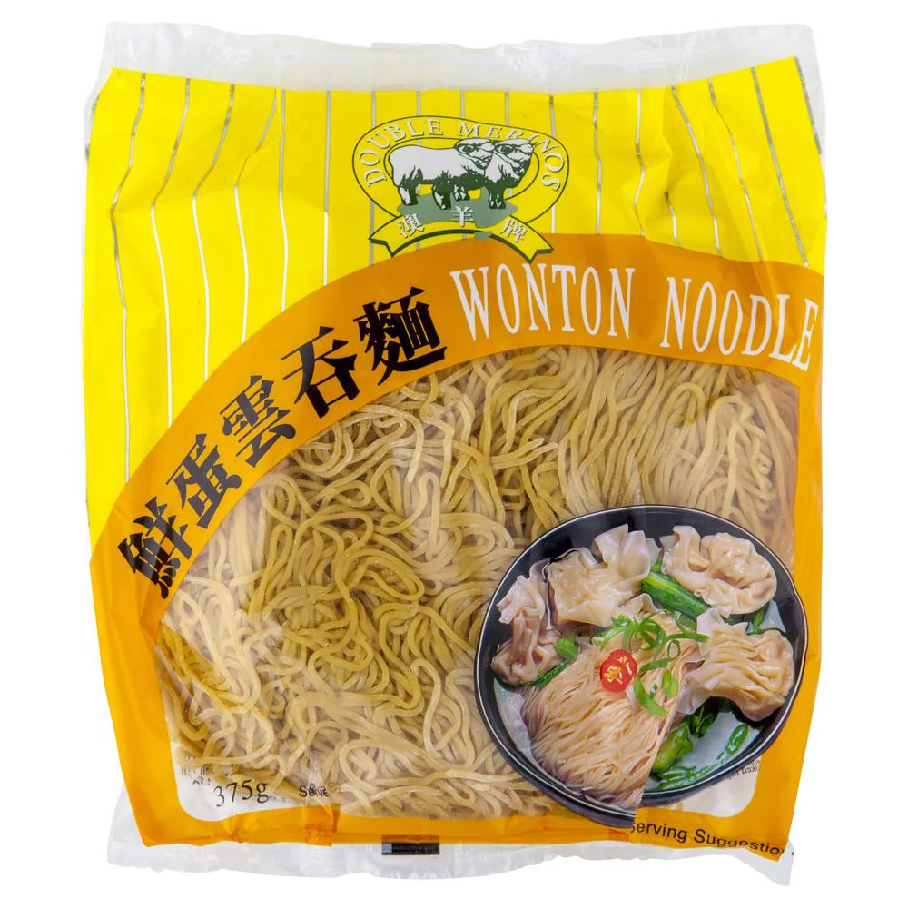 Double Merinos Wonton Noodle 375g