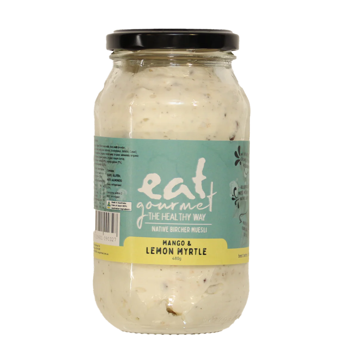 Eat Gourmet Bircher Muesli Mango and Lemon Myrtle 480g
