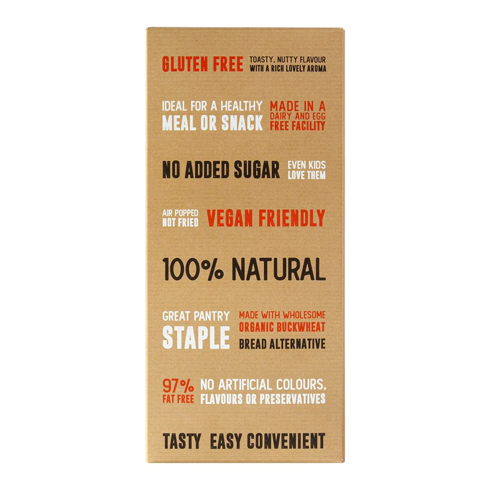 Eat To Love Buckwheat Cakes Original 220g - Image 3