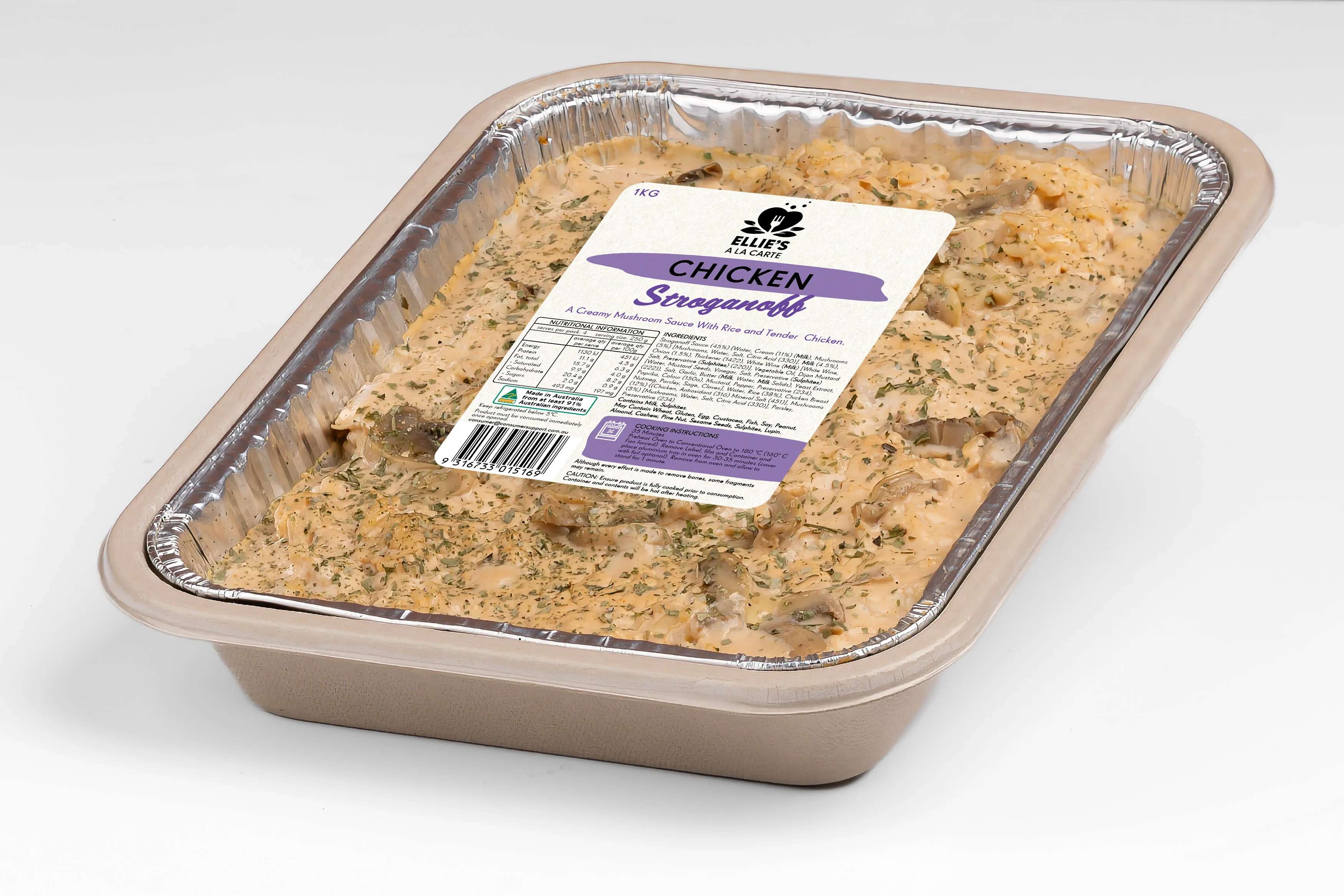 Ellies Ala Carte Chicken Stroganoff 1kg - Image 3