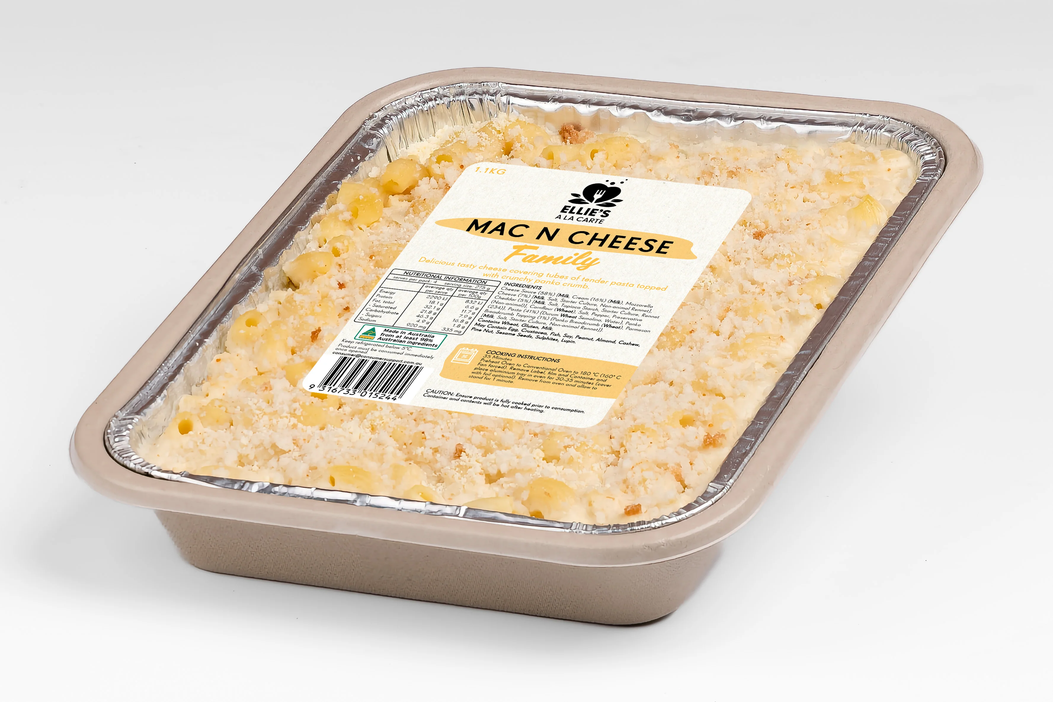 Ellies Ala Carte Mac and Cheese 1kg - Image 3