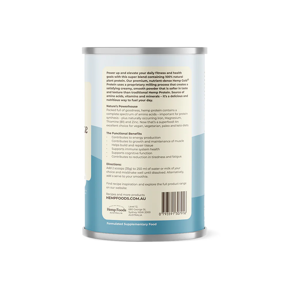 Hemp Foods Organic Protein Powder Vanilla 420g - Image 3